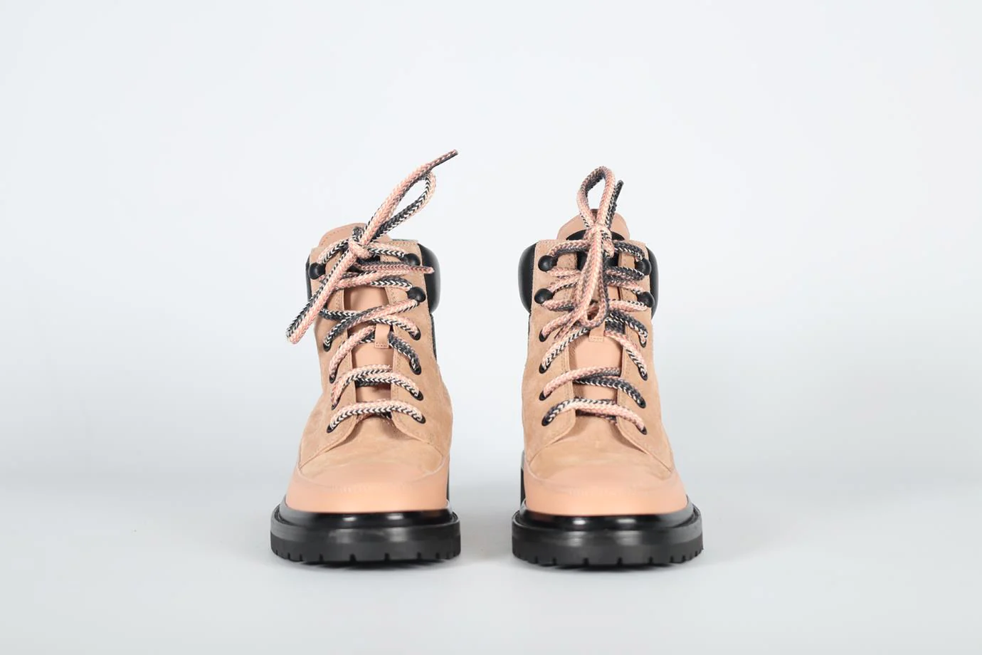 CHANEL 2020 SUEDE AND LEATHER ANKLE BOOTS EU 38 UK 5 US 8 - Image 3