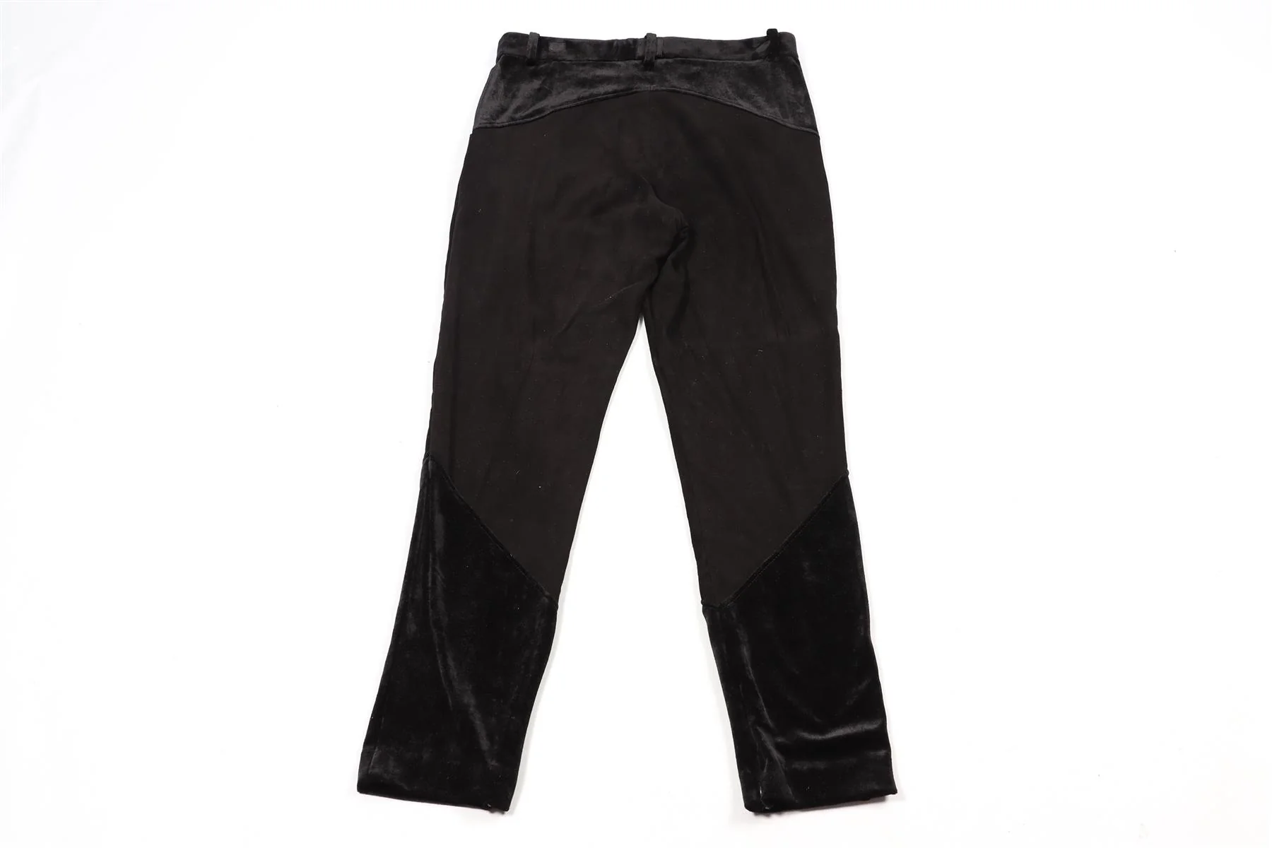 CHANEL 2022 SUEDE AND VELVET SKINNY PANTS IT 38 UK 6 - Image 6