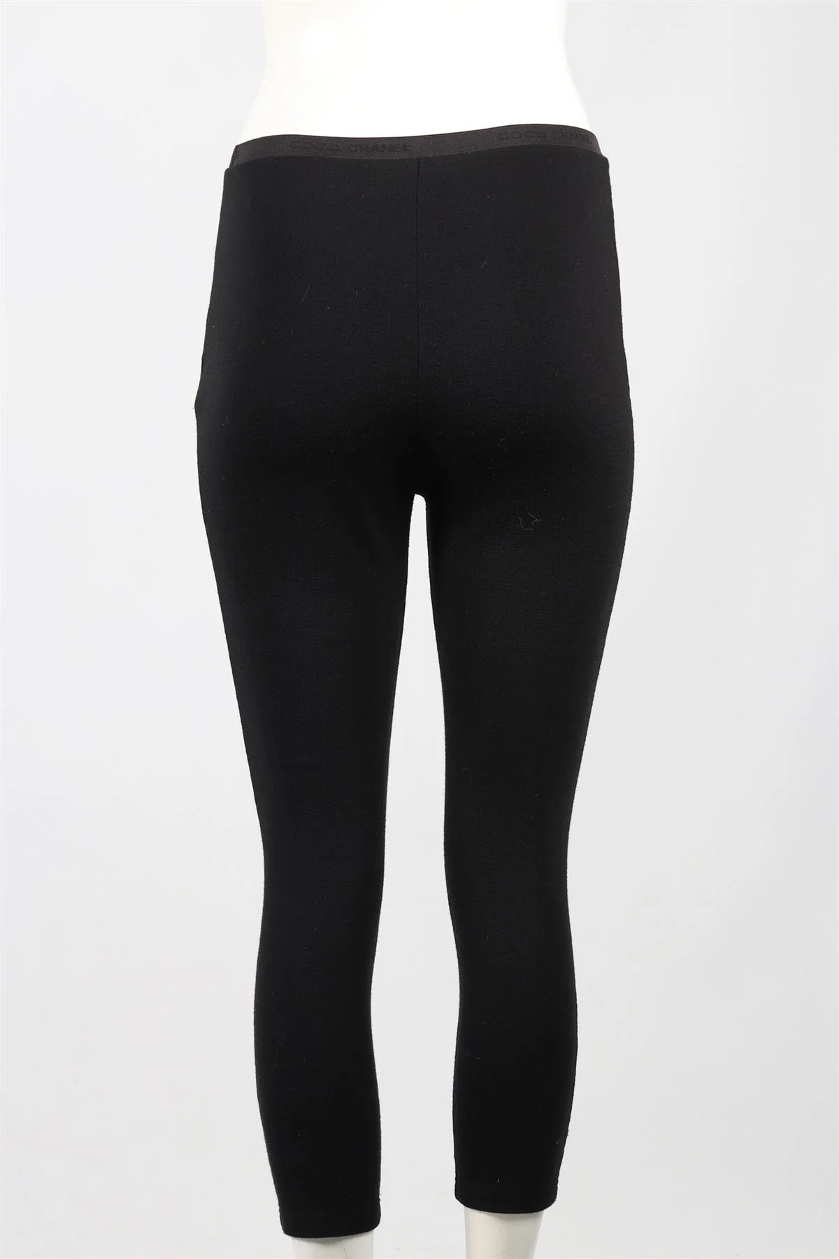 CHANEL 2022 WOOL LEGGINGS FR 38 UK 10 - Image 4