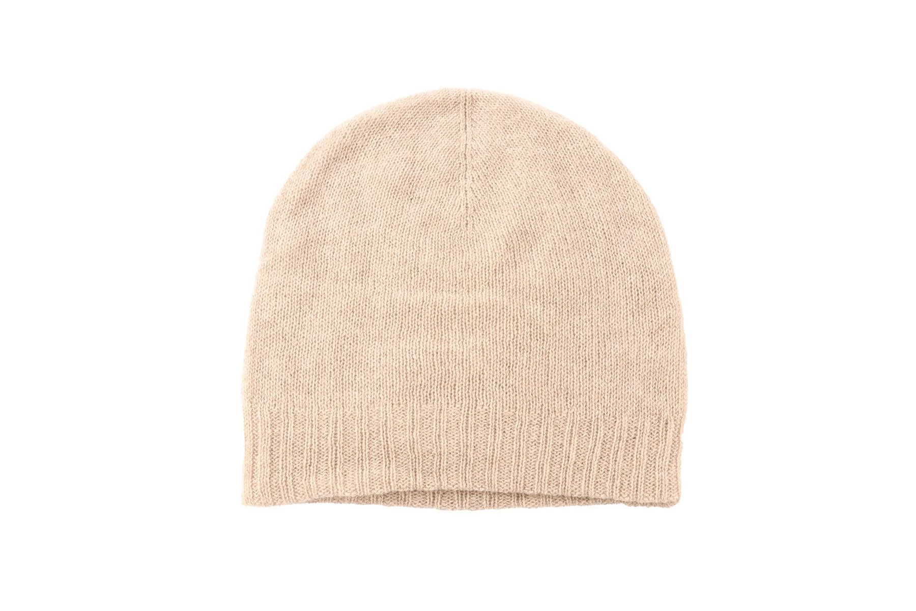 CHANEL BEIGE 2025 CC CASHMERE BEANIE ONE SIZE - Image 3