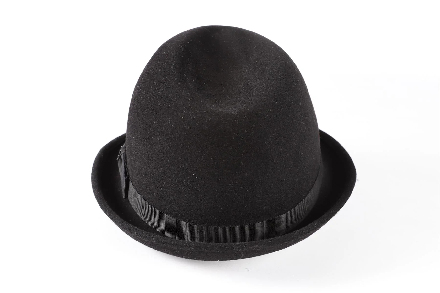 CHANEL BLACK RABBIT FELT HAT LARGE - Image 5