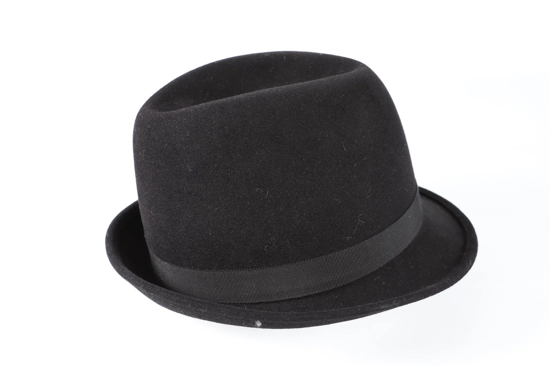 CHANEL BLACK RABBIT FELT HAT LARGE - Image 6