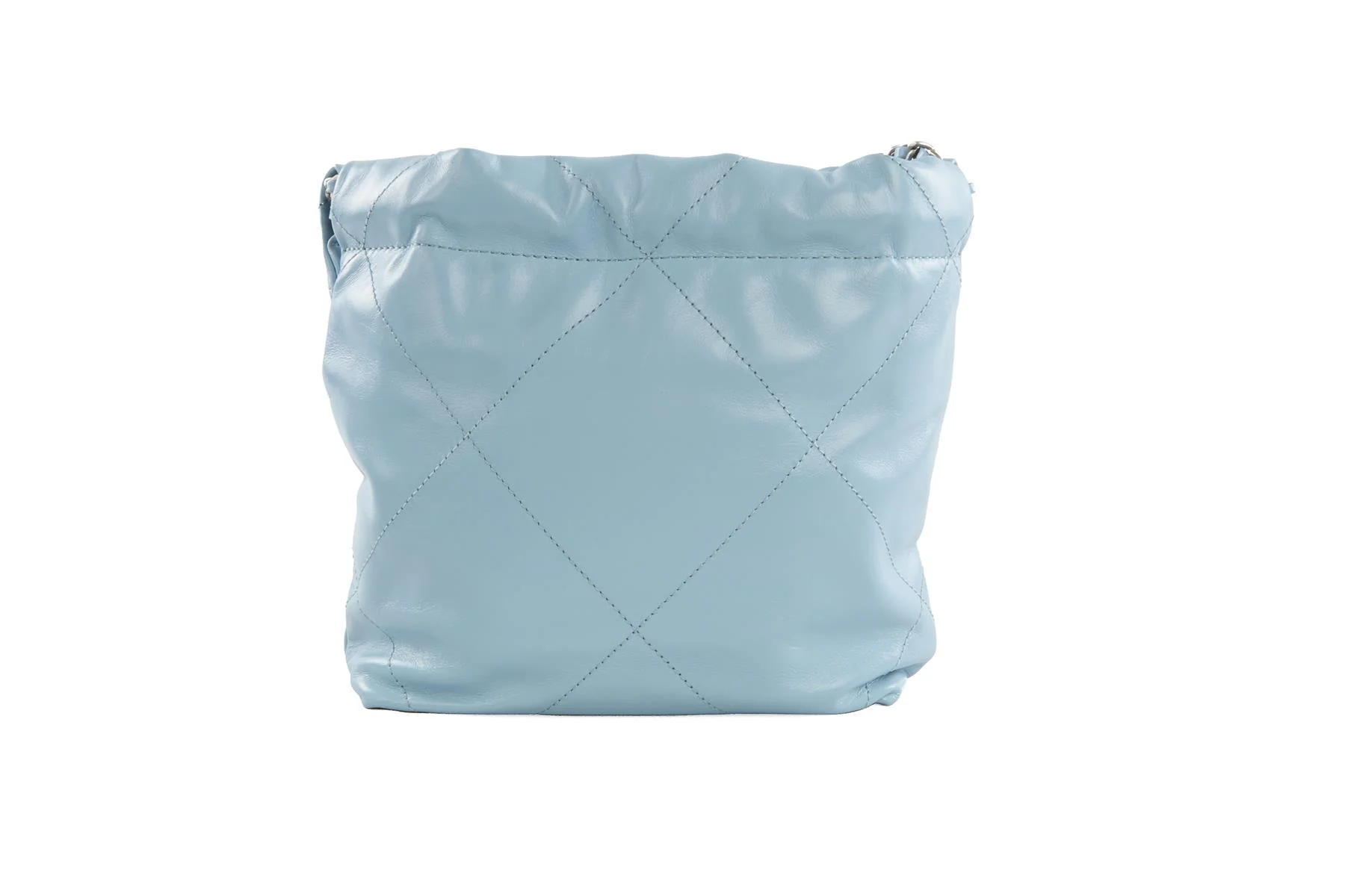 CHANEL BLUE 2023 22 MINI QUILTED LEATHER SHOULDER BAG - Image 7
