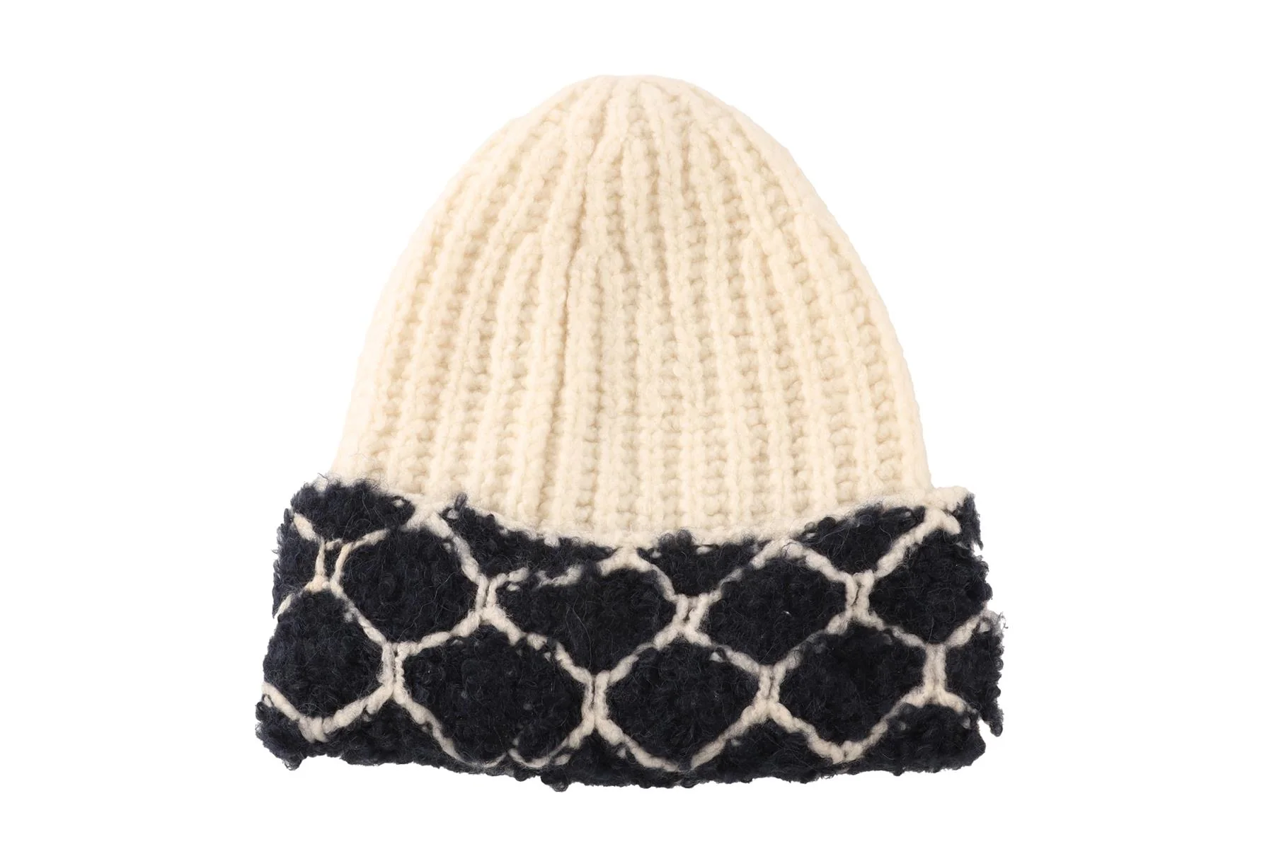 CHANEL CREAM 2021 CASHMERE BEANIE ONE SIZE - Image 3