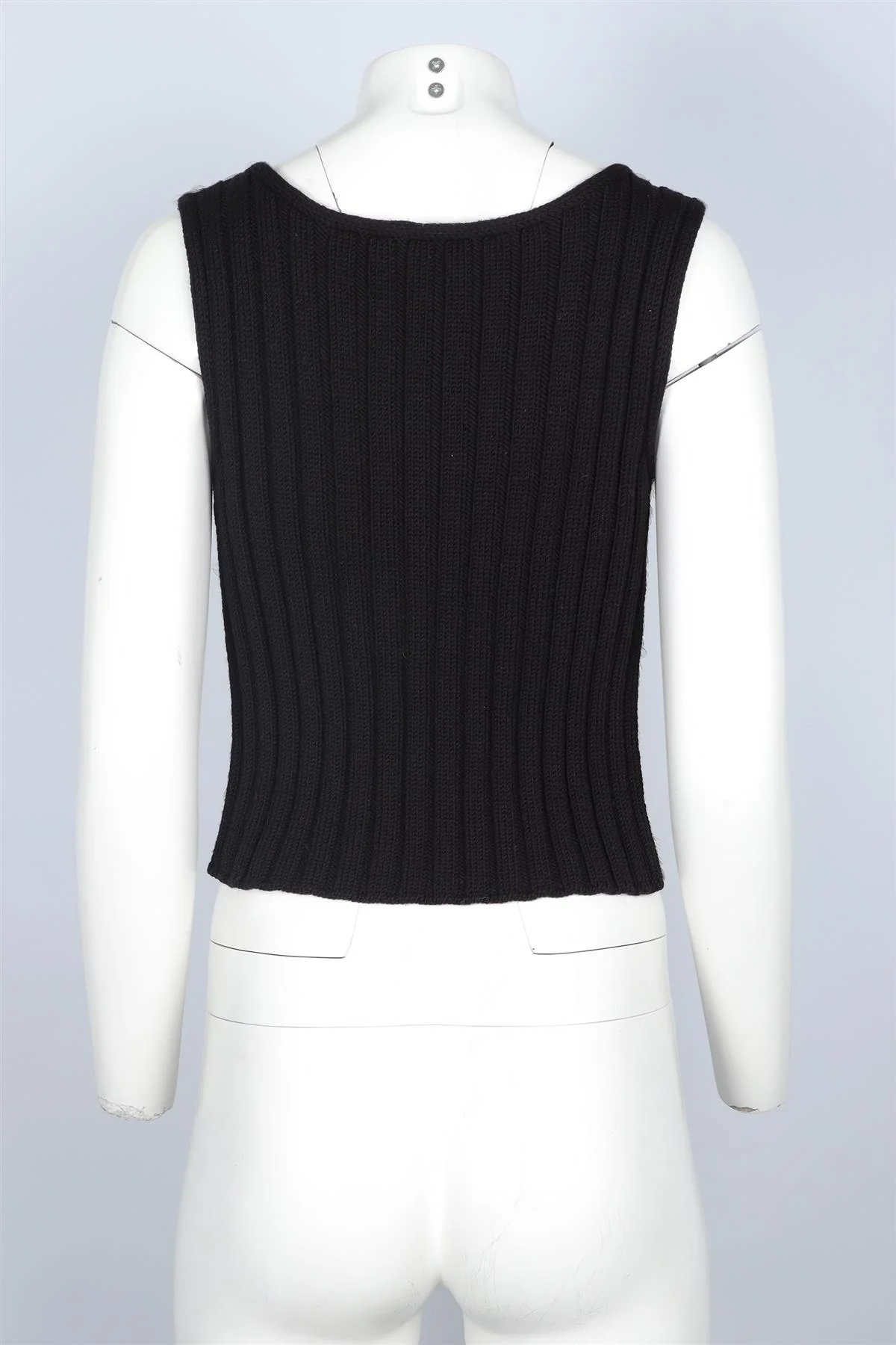 CHANEL GREY 1999 SEQUIN TOP FR 40 UK 12 - Image 4