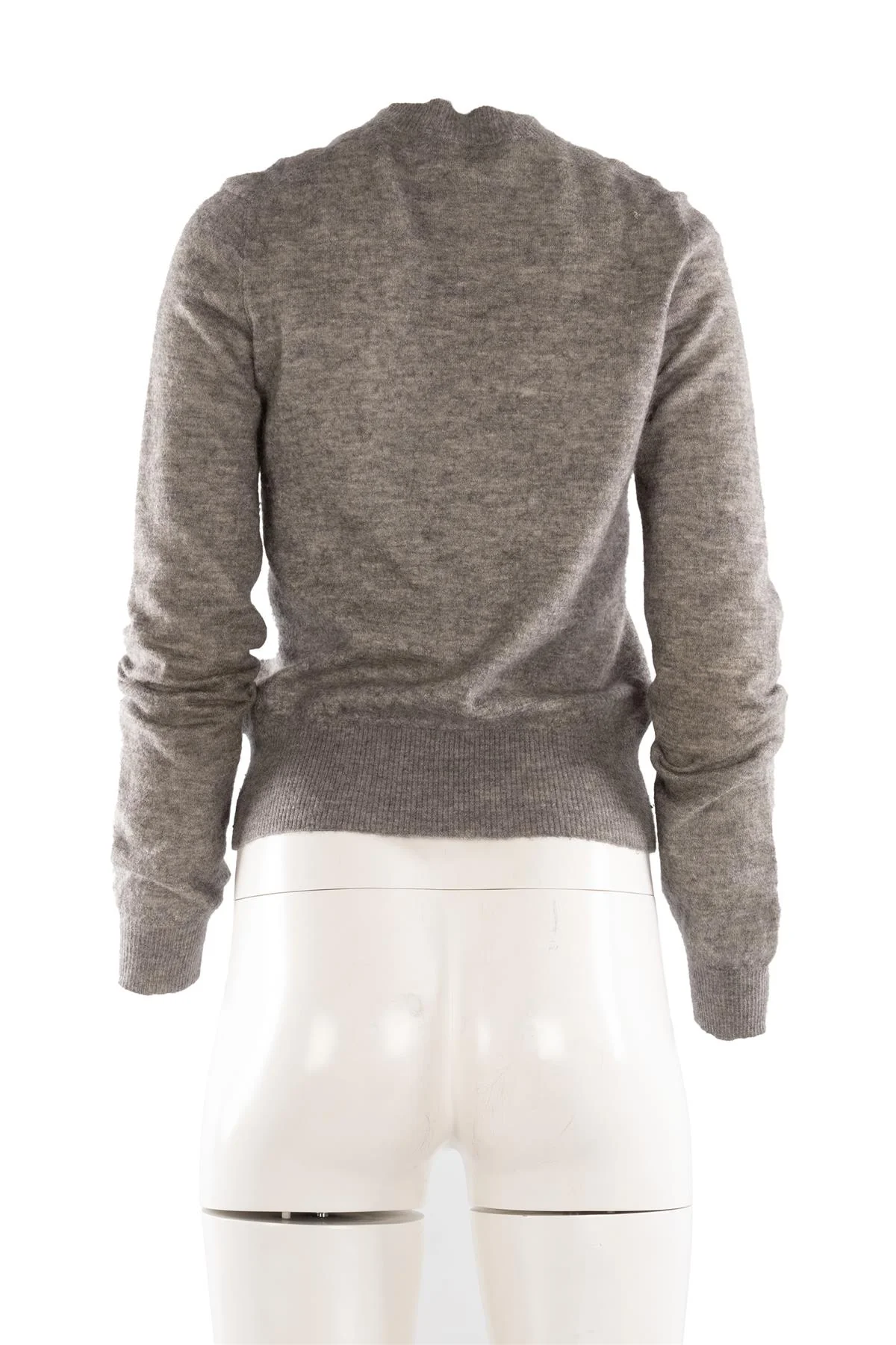 CHANEL GREY 2014 CASHMERE SWEATER FR 36 UK 8 - Image 4