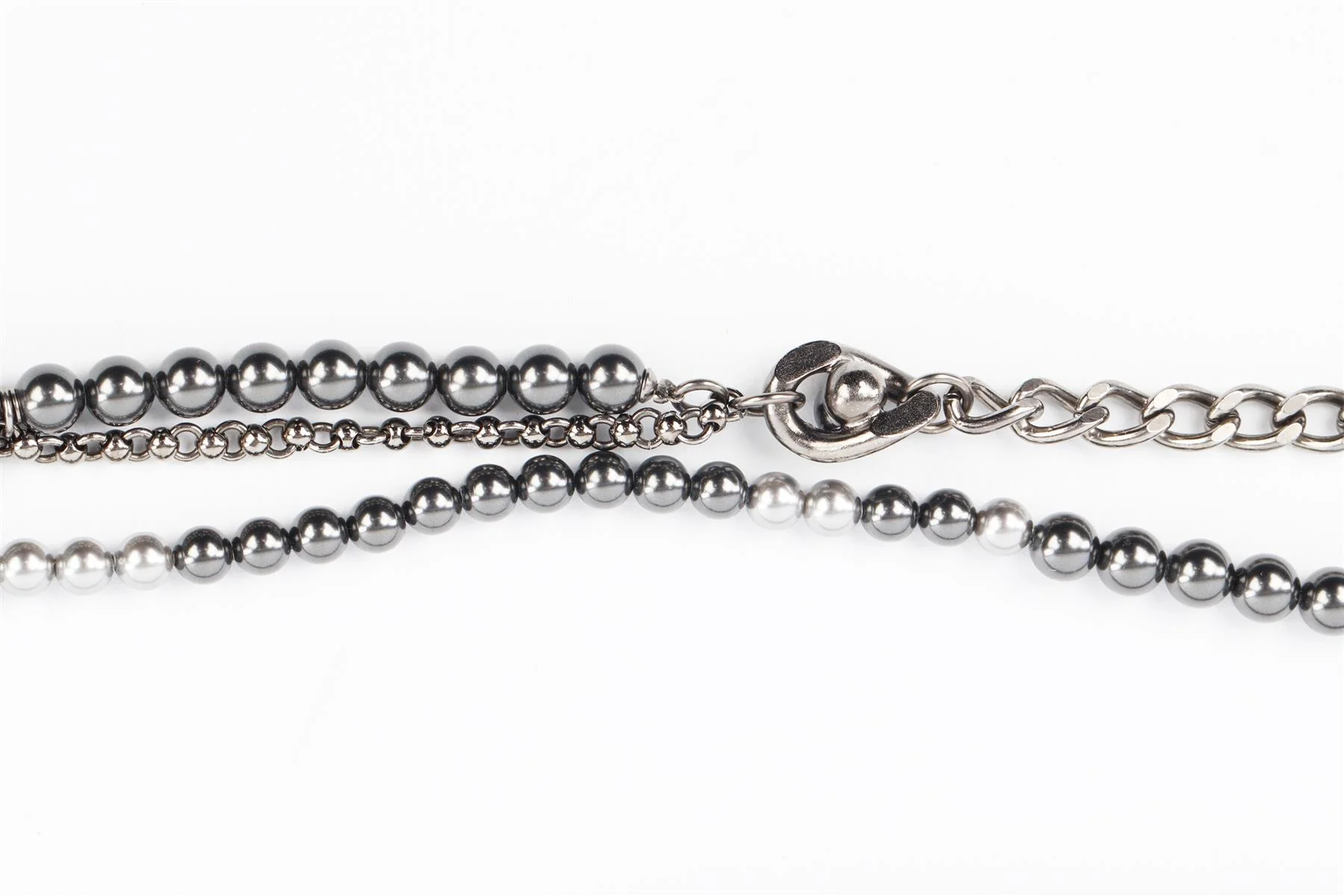 CHANEL GREY 2015 CC CHAIN NECKLACE - Image 5