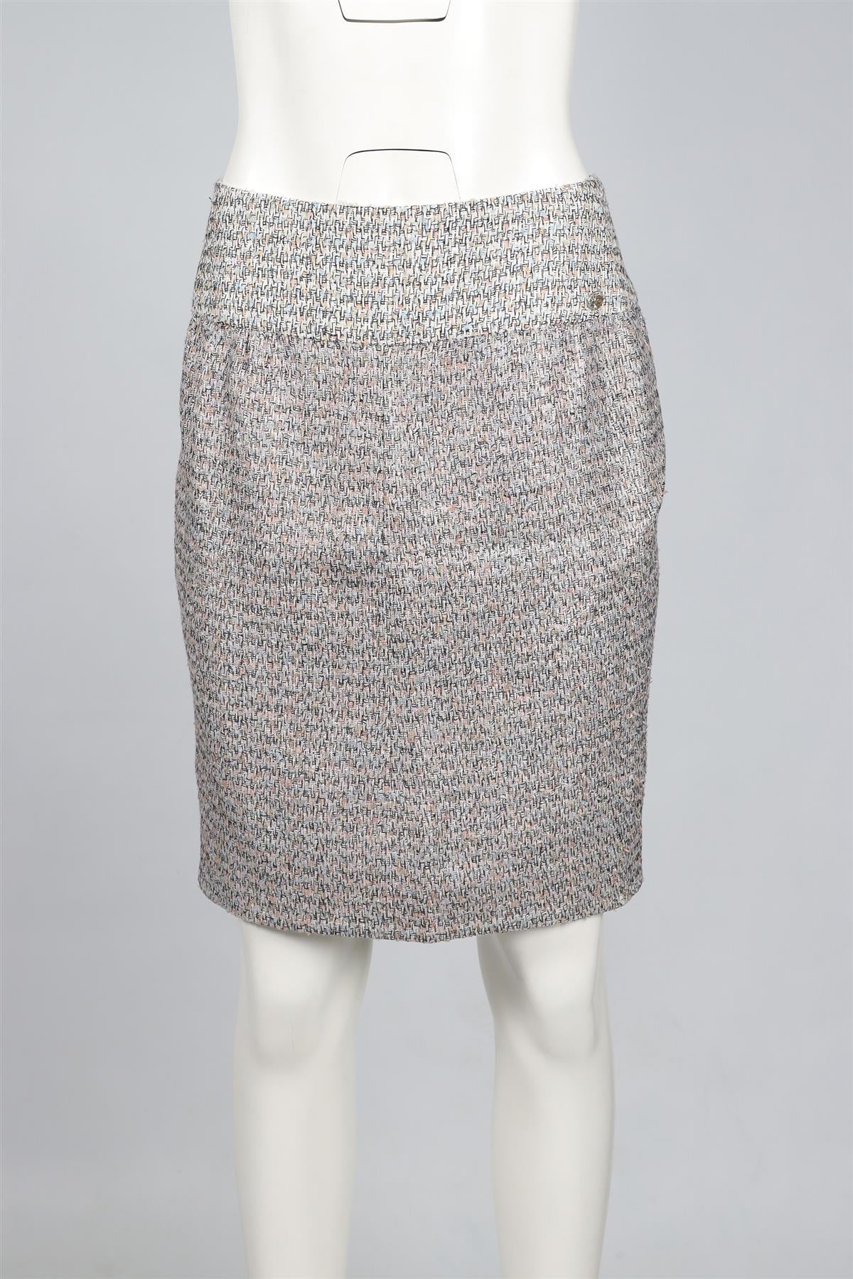 CHANEL MULTI 2009 COTTON SKIRT FR 42 UK 14 - Image 2