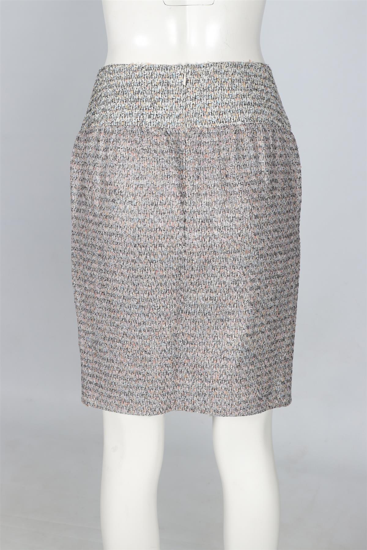 CHANEL MULTI 2009 COTTON SKIRT FR 42 UK 14 - Image 4