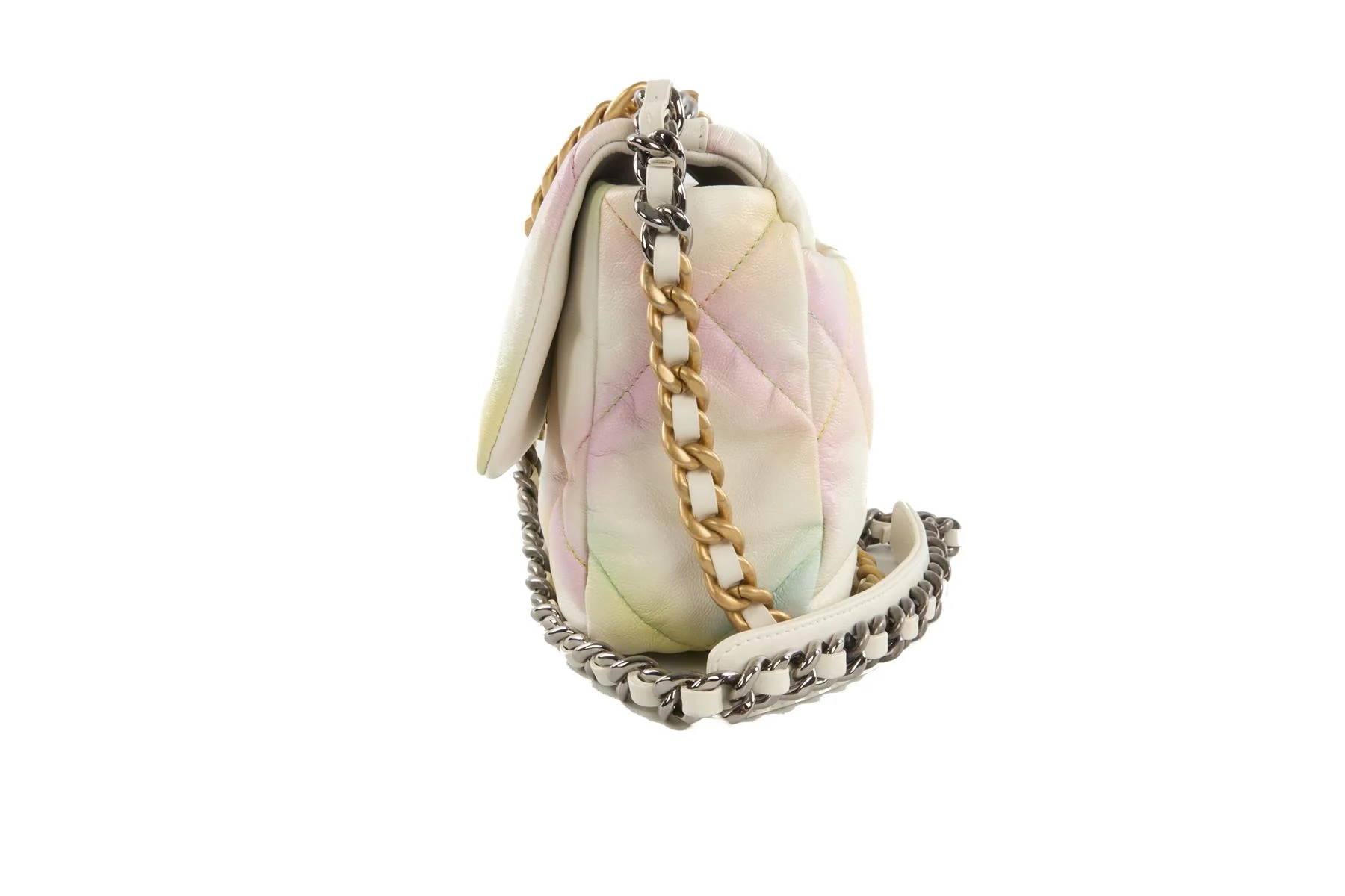 CHANEL MULTI 2022 19 SMALL QUILTED LEATHER SHOULDER BAG - Image 6