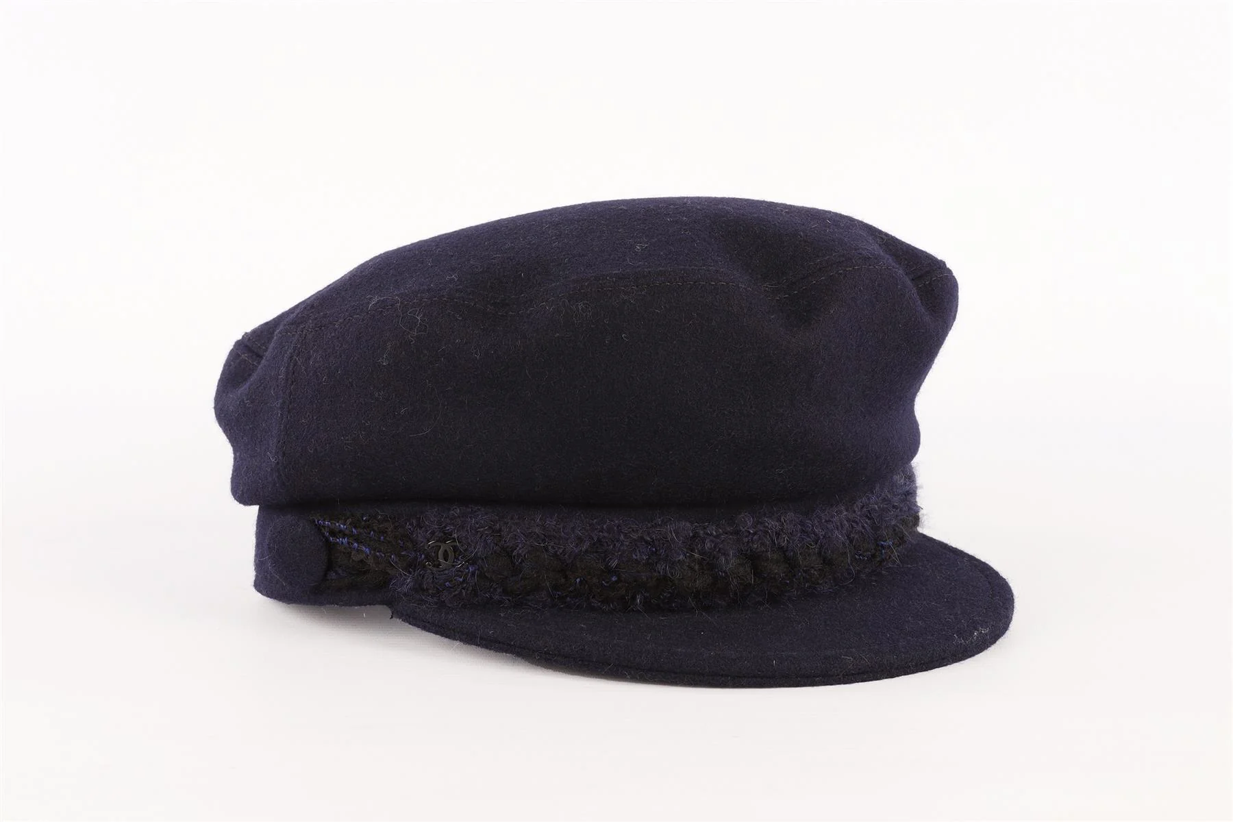 CHANEL NAVY 2019 WOOL CAP MEDIUM - Image 2