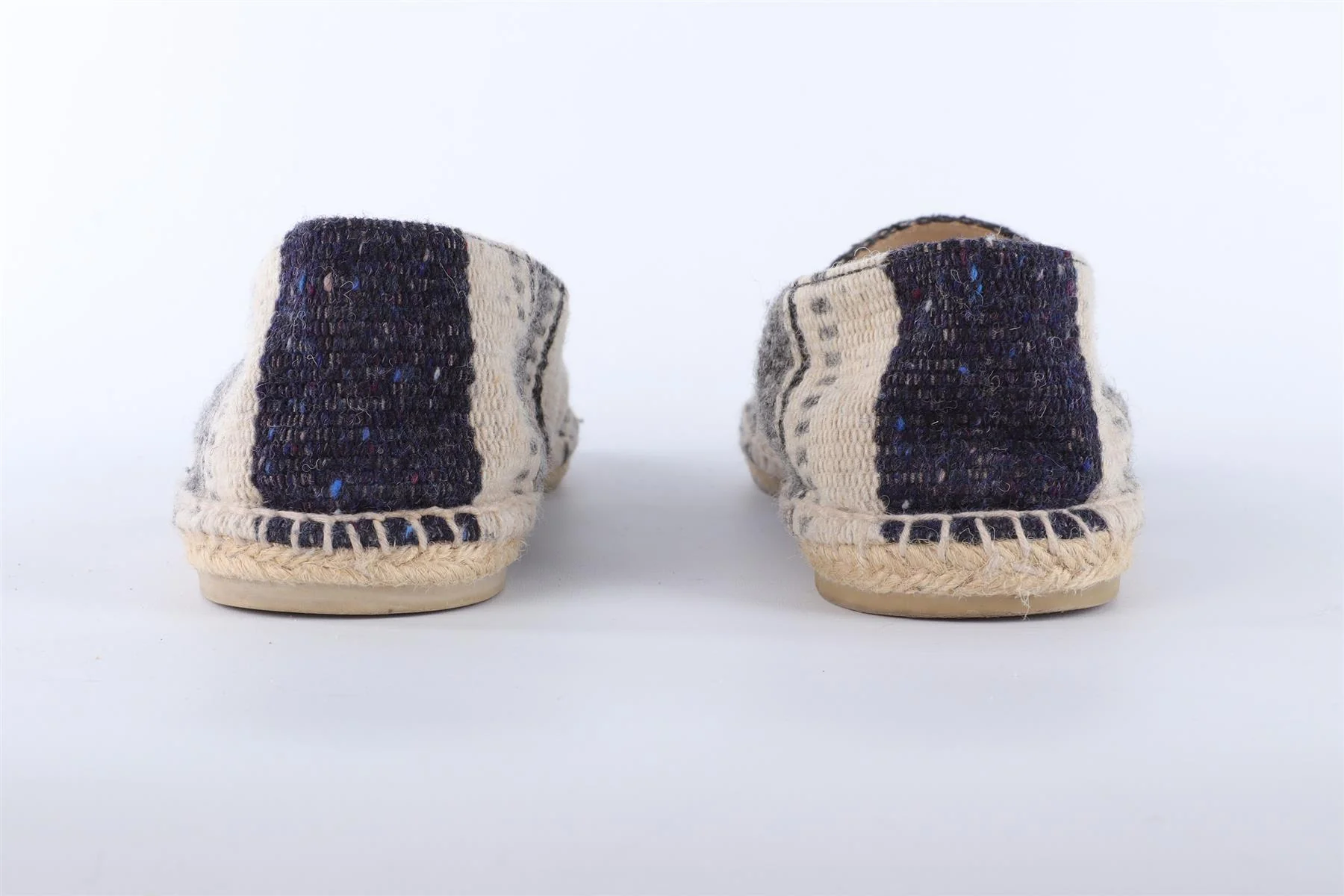 CHANEL NAVY MEN'S WOVEN ESPADRILLES EU 43 UK 9 US 10 - Image 5