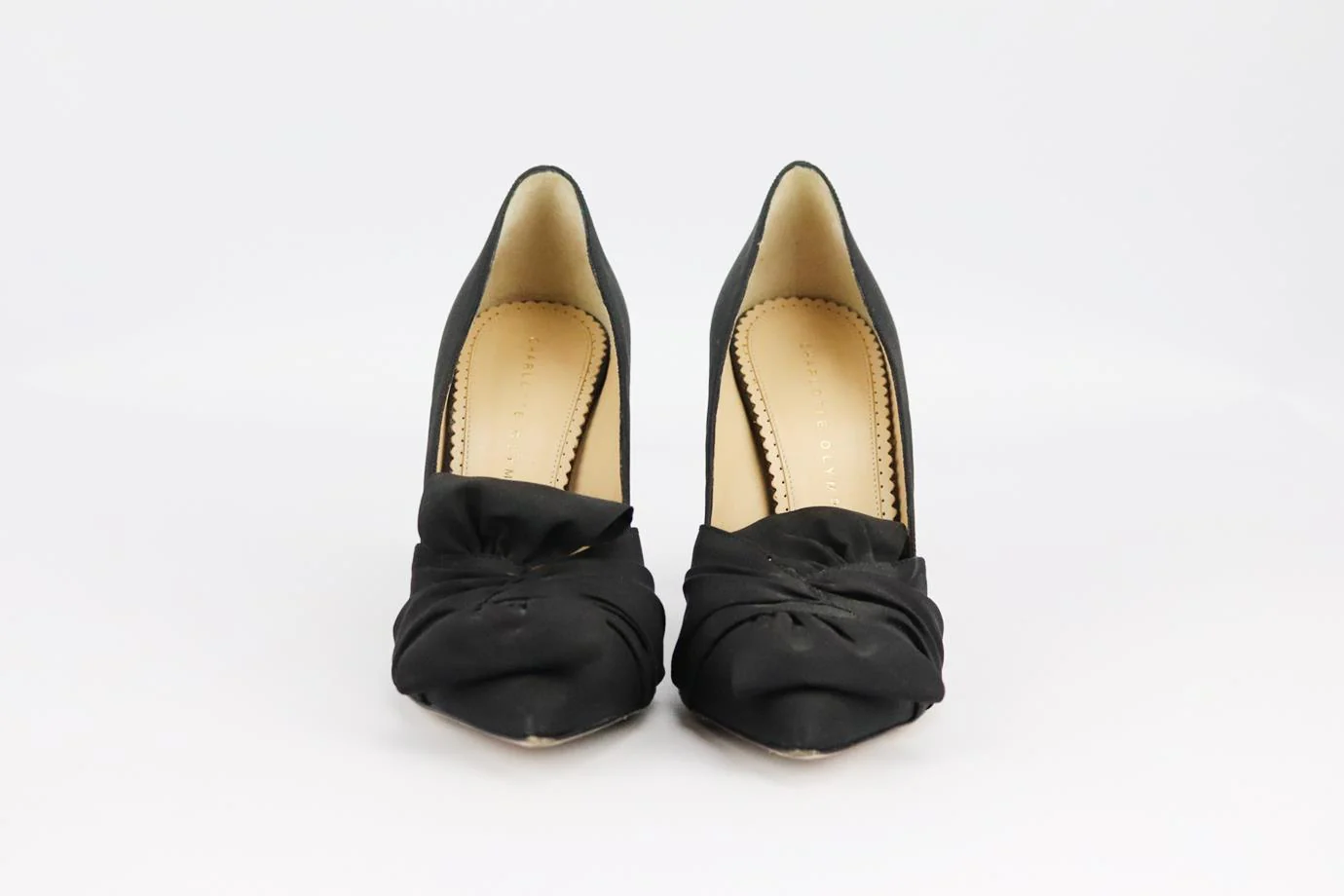 CHARLOTTE OLYMPIA BOW DETAILED SATIN PUMPS EU 36 UK 3 US 6 - Image 3