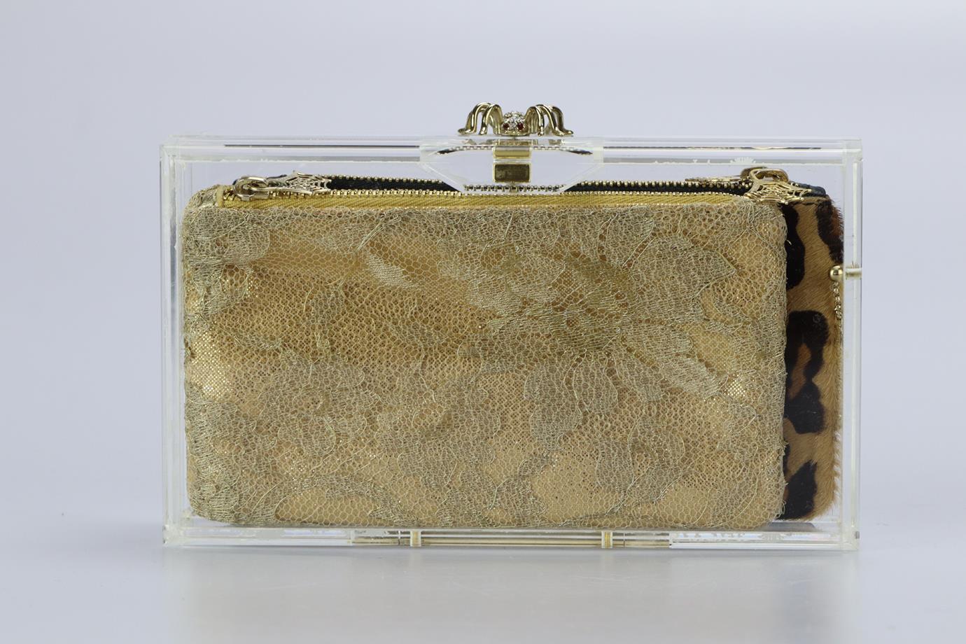 CHARLOTTE OLYMPIA SPIDER PERSPEX CLUTCH - Image 2
