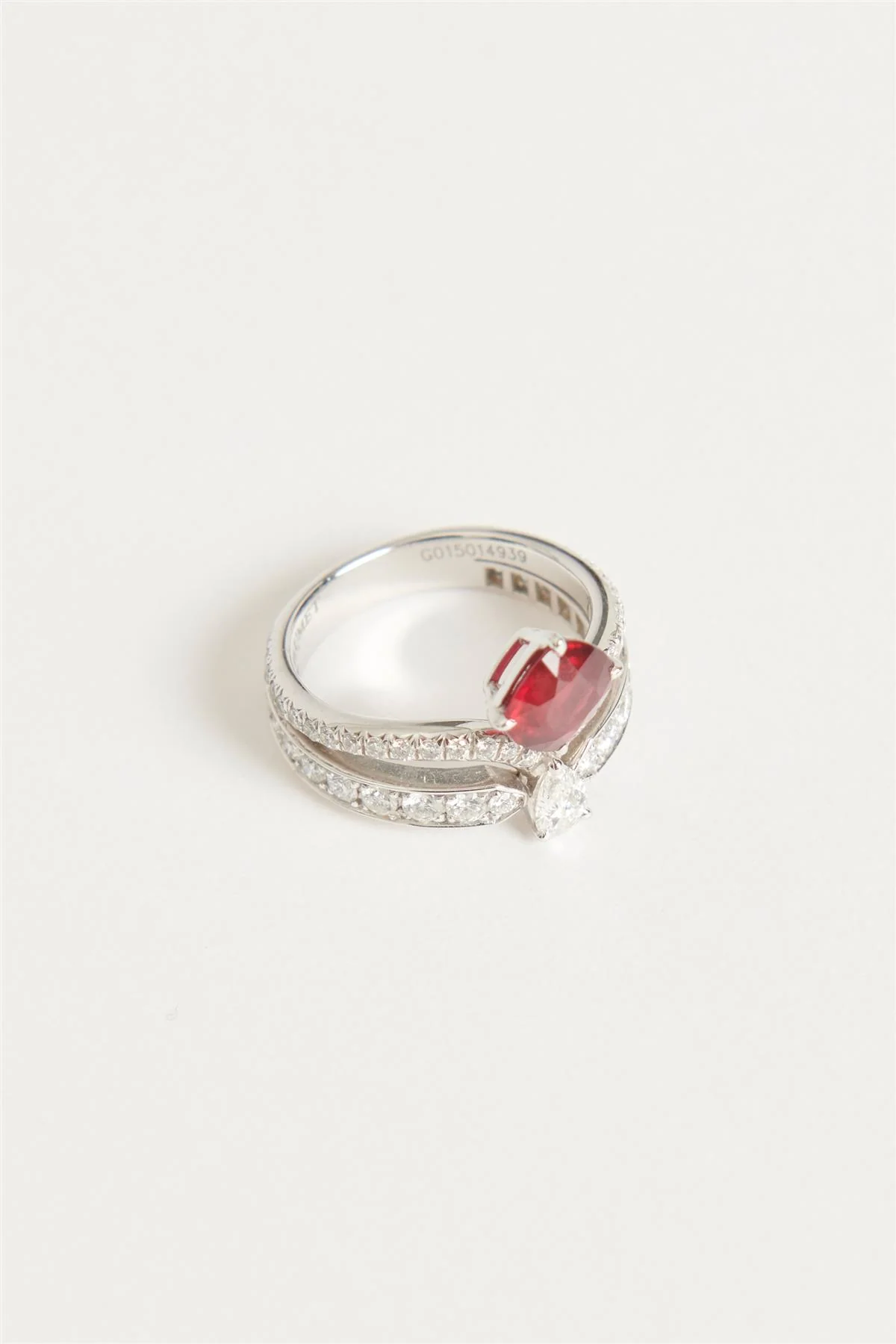 CHAUMET JOSEPHINE ECLAT RUBY AND DIAMOND RING - Image 3