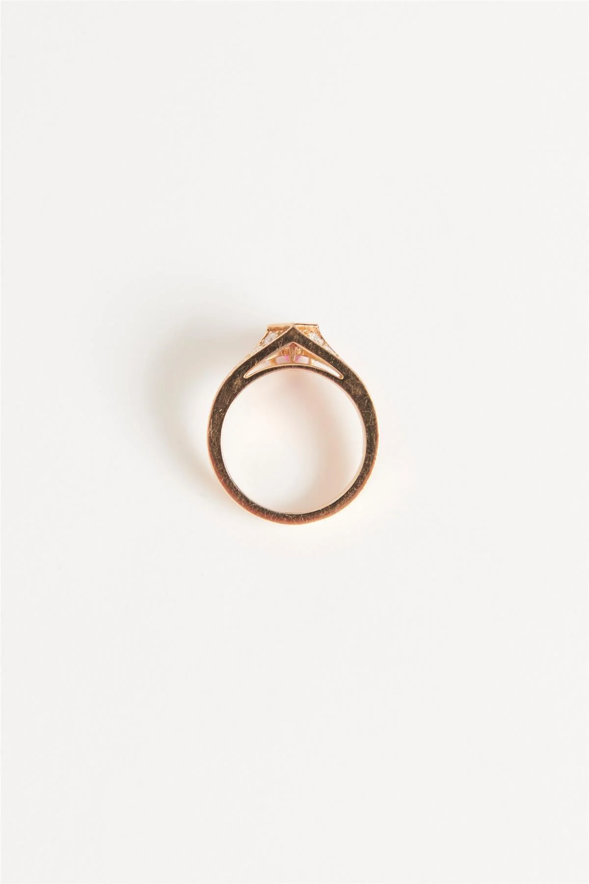 CHAUMET PINK JOSÉPHINE TIARA 18K ROSE GOLD, RUBELLITE AND DIAMOND RING - Image 7