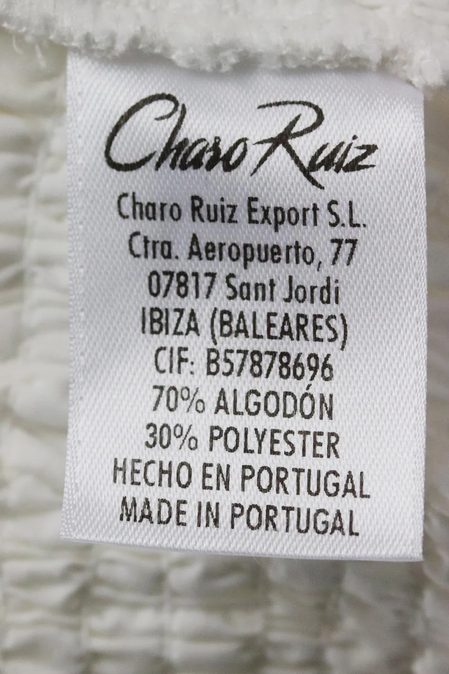 CHAZO RUIZ CROPPED OFF THE SHOULDER COTTON BLEND TOP MEDIUM - Image 6
