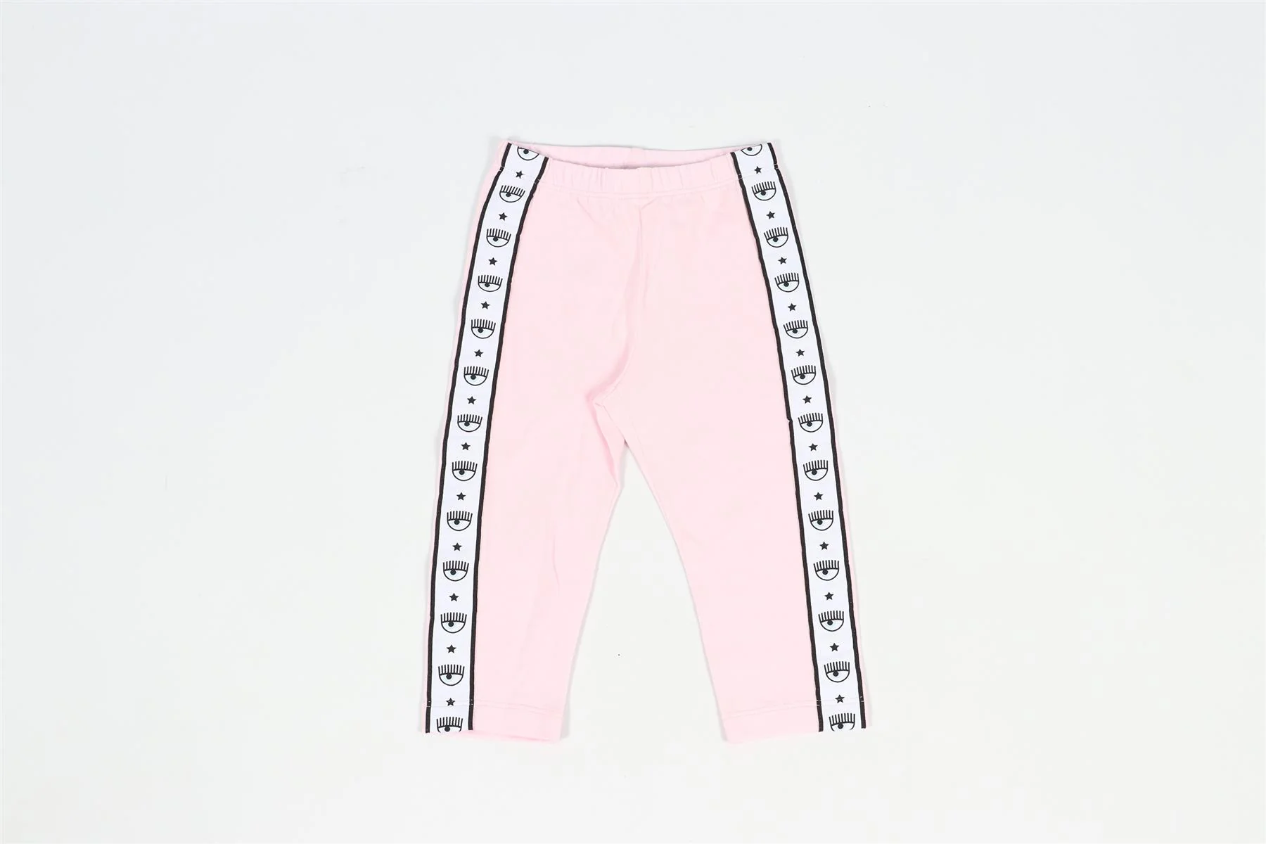 CHIARA FERRAGNI PINK BABY GIRLS COTTON LEGGINGS 18 MONTHS - Image 2