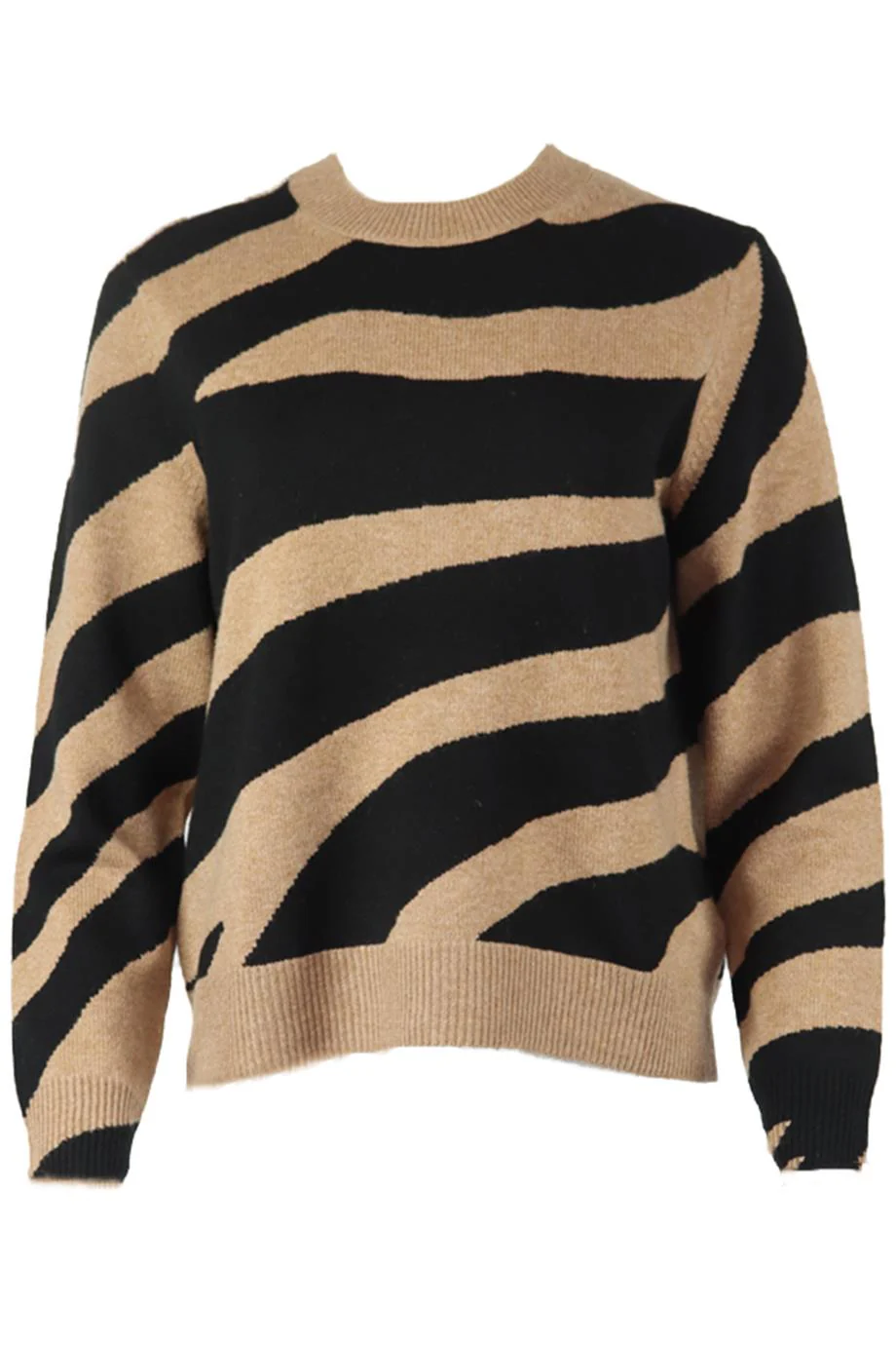 CHINTI AND PARKER INTARSIA WOOL BLEND SWEATER SMALL