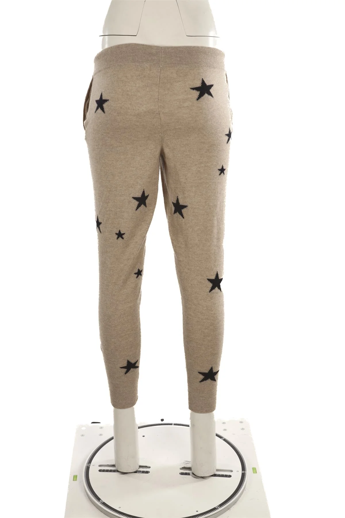 CHINTI & PARKER BEIGE CASHMERE TAPERED PANTS XSMALL - Image 4