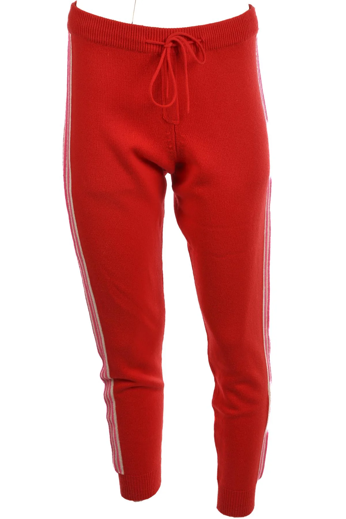 CHINTI & PARKER RED WOOL TAPERED PANTS SMALL