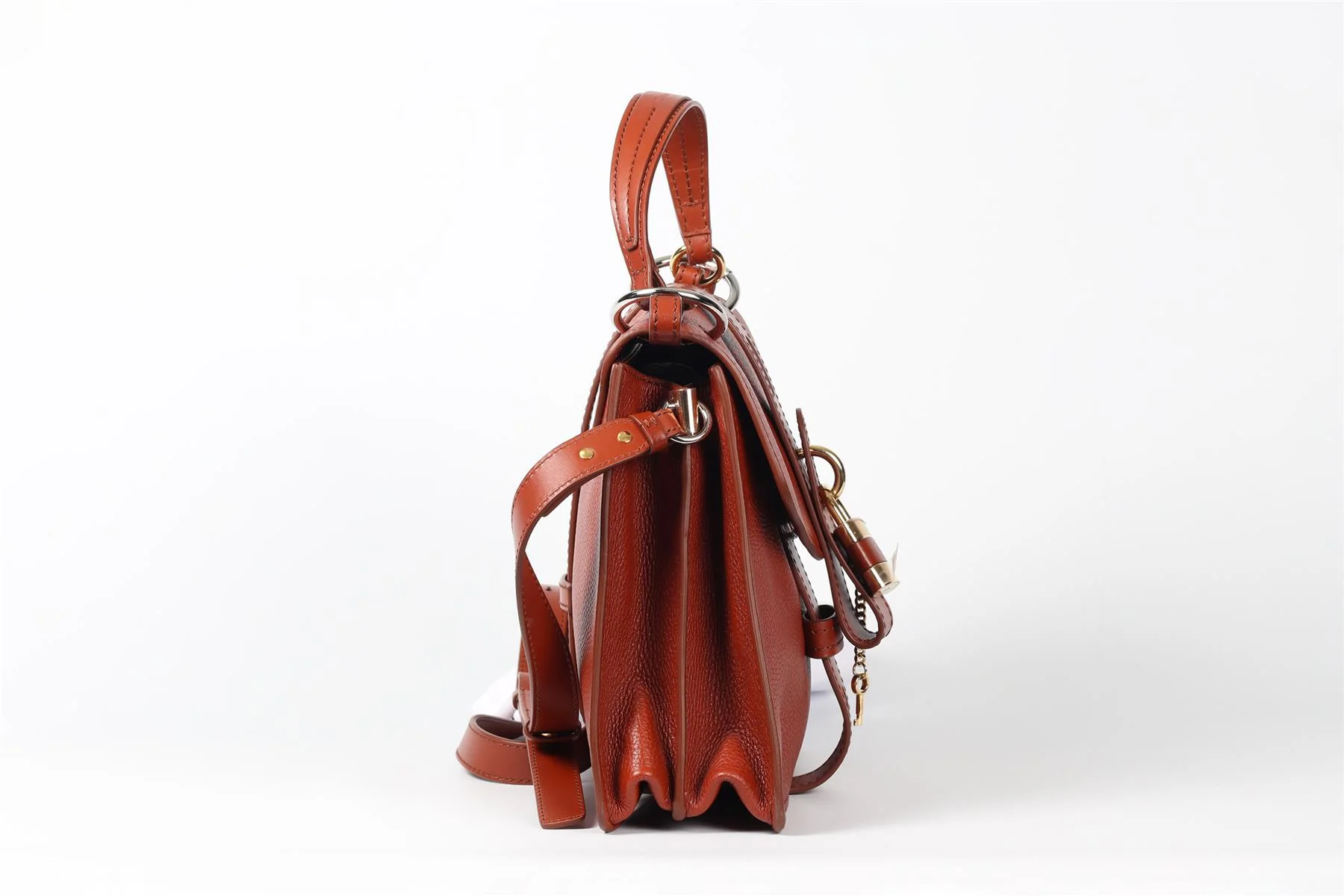 CHLOÉ ABY LEATHER SHOULDER BAG - Image 4
