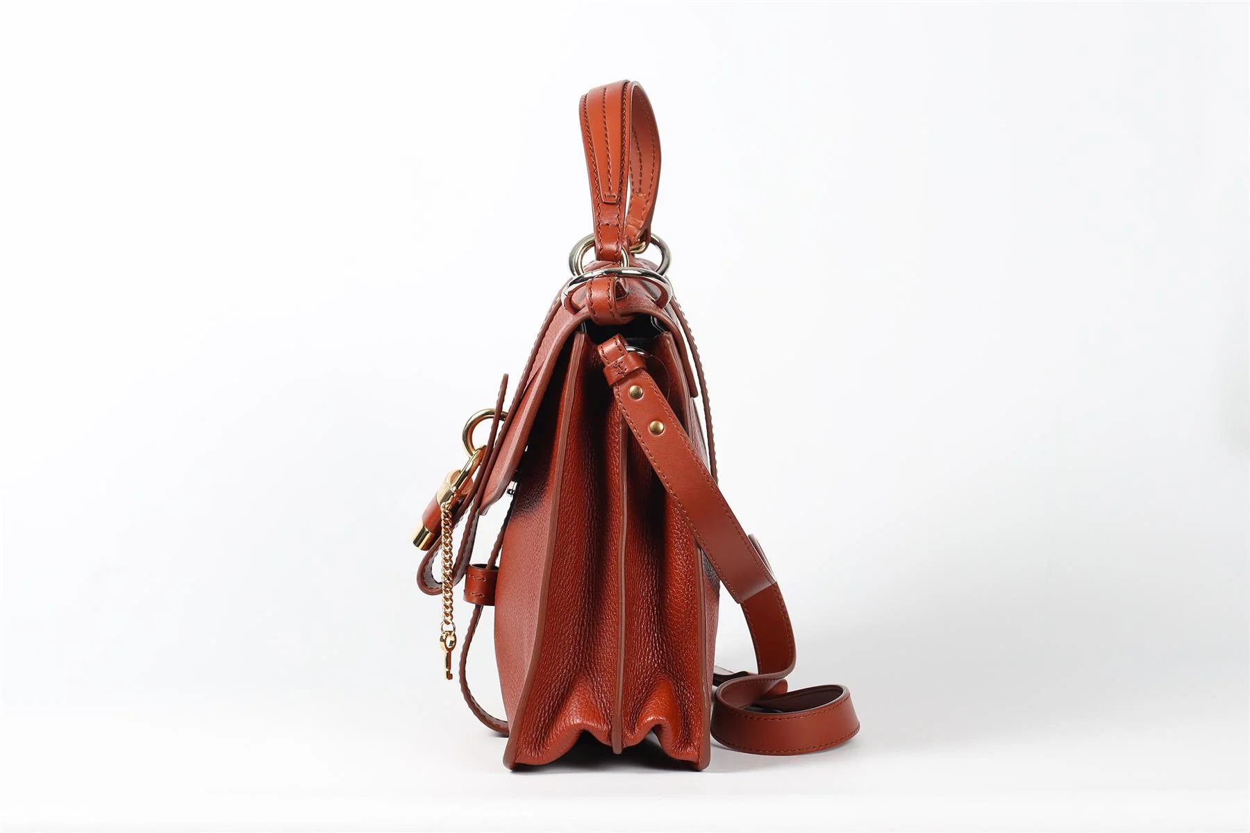 CHLOÉ ABY LEATHER SHOULDER BAG - Image 5