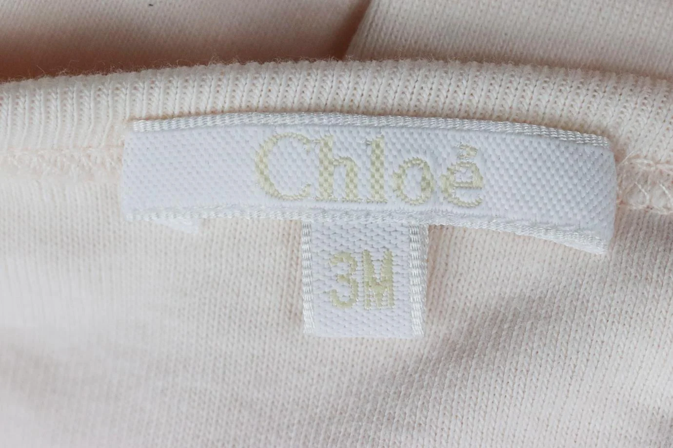 CHLOÉ BABY GIRLS COTTON BABYGROW 3 MONTHS - Image 4