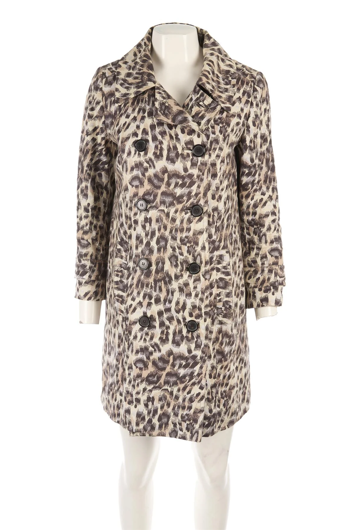 CHLOÉ BEIGE COTTON COAT LARGE - Image 2