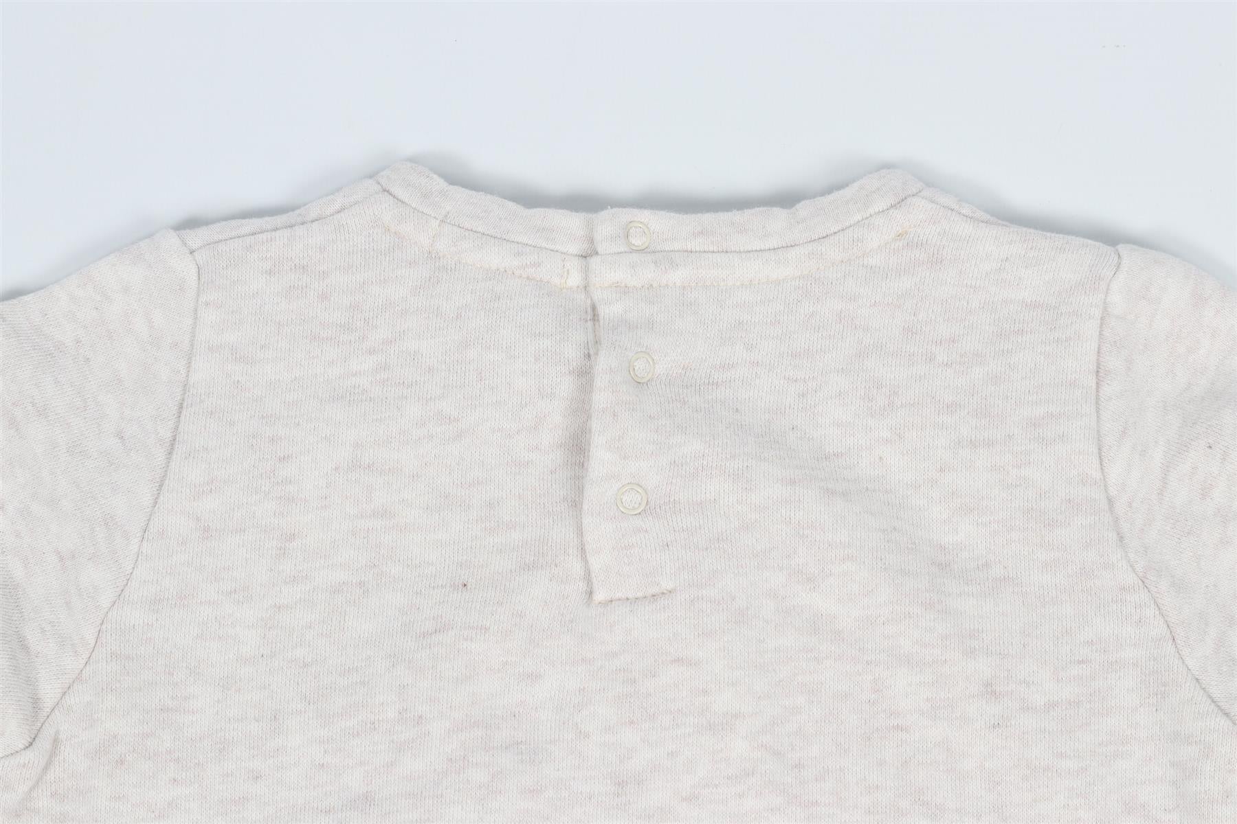 CHLOÉ BEIGE KIDS GIRLS COTTON SWEATSHIRT 2 YEARS - Image 5