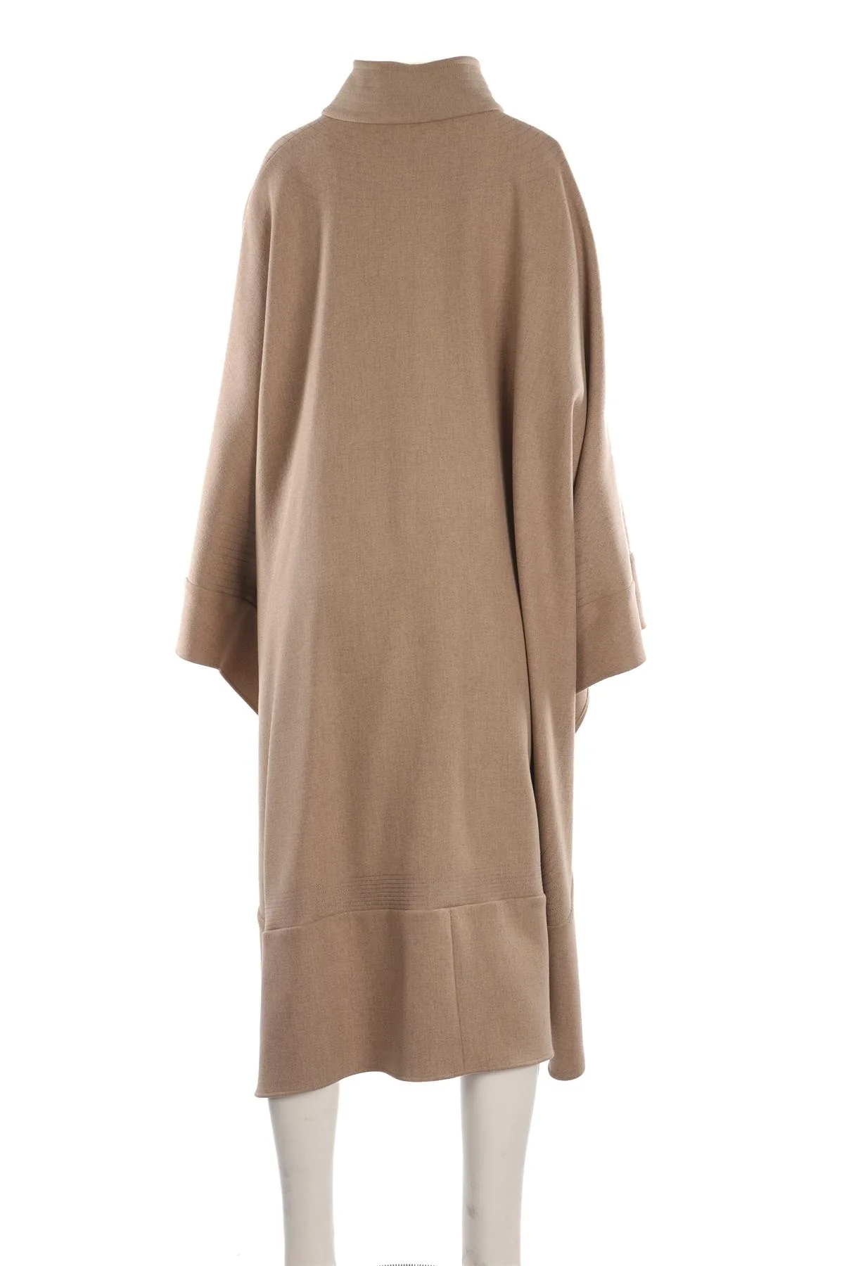 CHLOÉ BEIGE WOOL CAPE FR 34 UK 8 - Image 4
