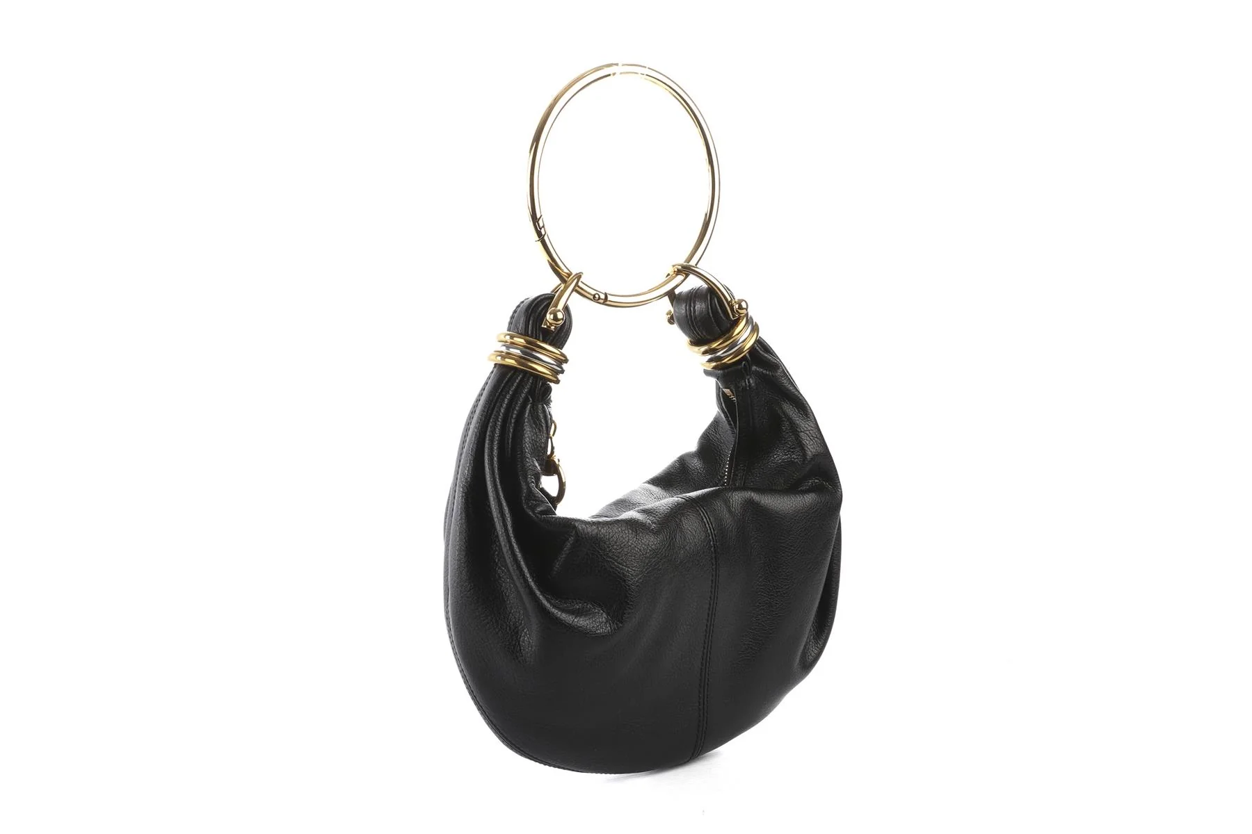 CHLOÉ BLACK BRACELET LEATHER SHOULDER BAG - Image 3
