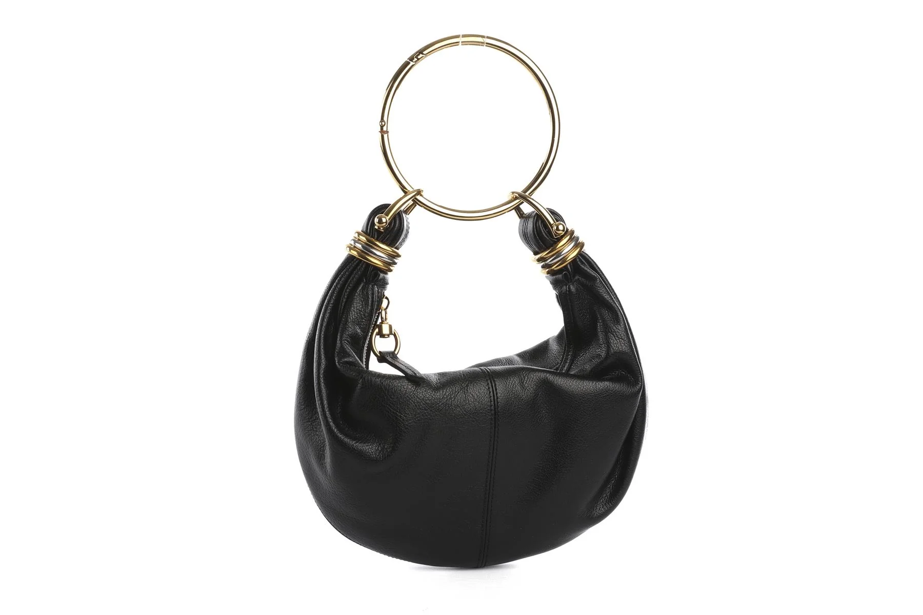 CHLOÉ BLACK BRACELET LEATHER SHOULDER BAG - Image 6