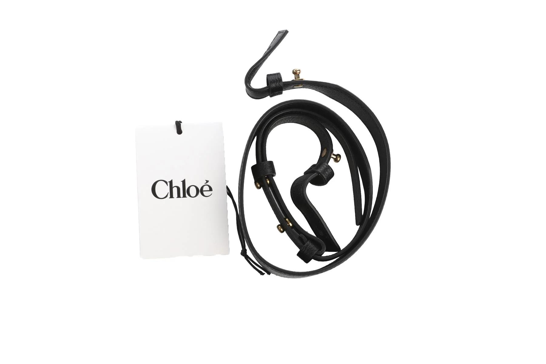 CHLOÉ BLACK BRACELET LEATHER SHOULDER BAG - Image 9