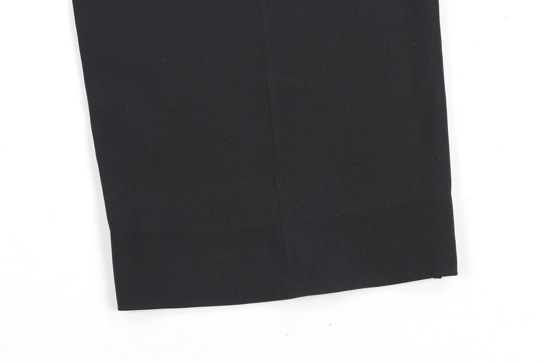 CHLOÉ BLACK CREPE STRAIGHT LEG PANTS FR 36 UK 8 - Image 5