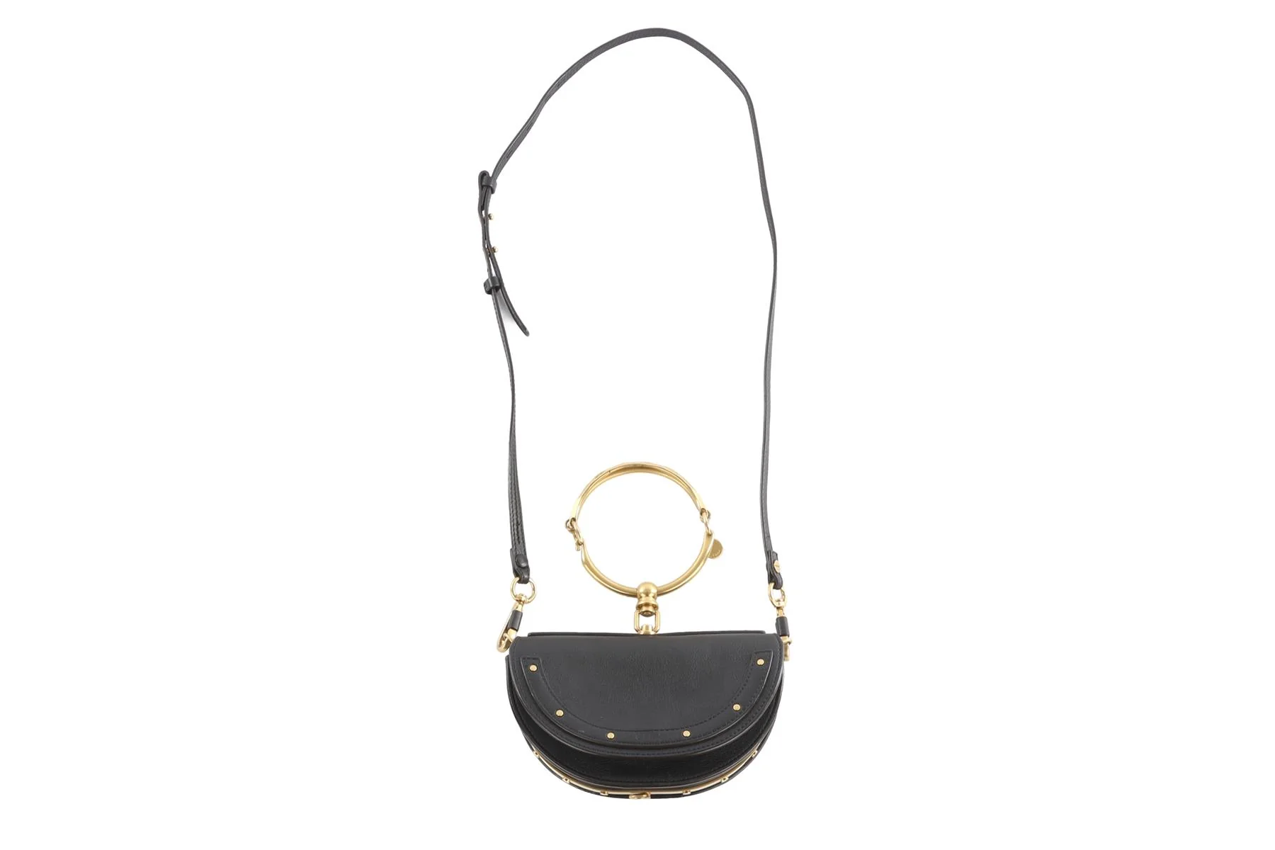 CHLOÉ BLACK NILE SMALL LEATHER TOTE BAG - Image 3