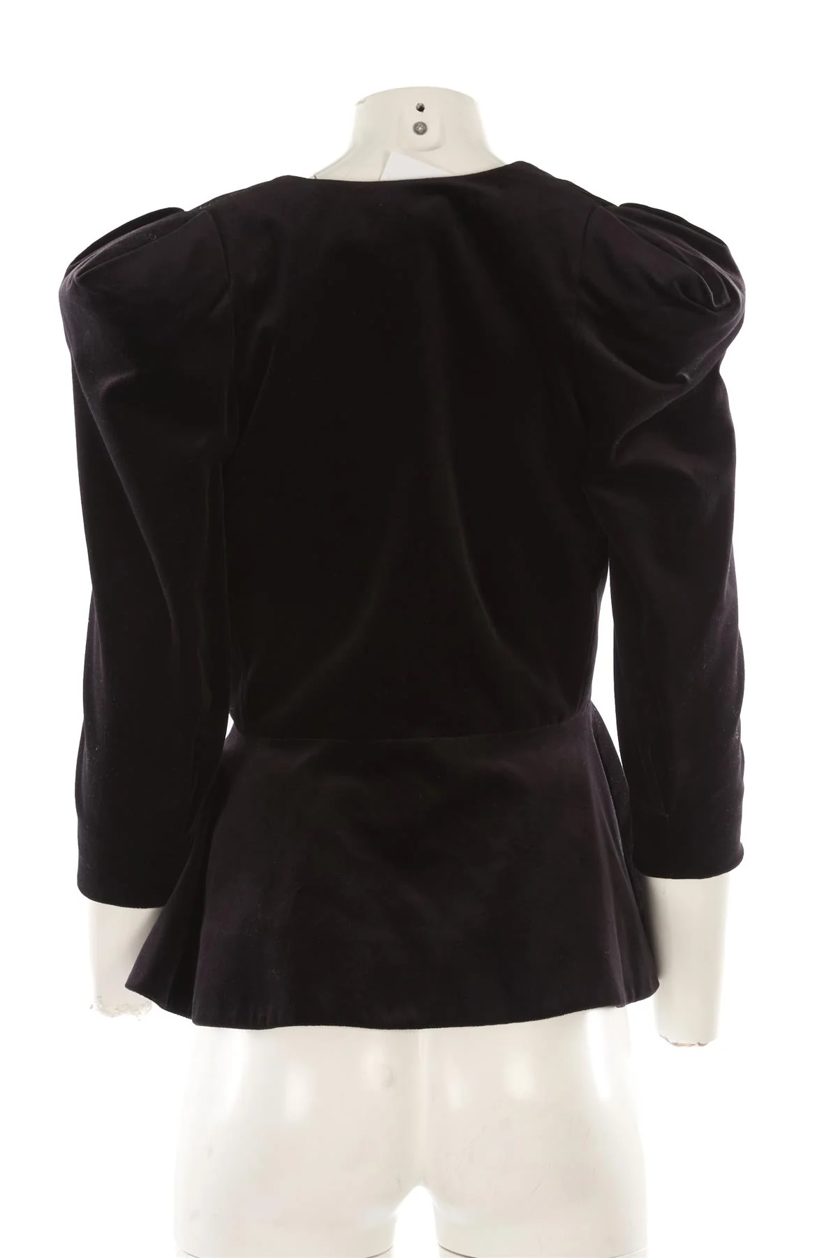 CHLOÉ BLACK VELVET JACKET MEDIUM - Image 4