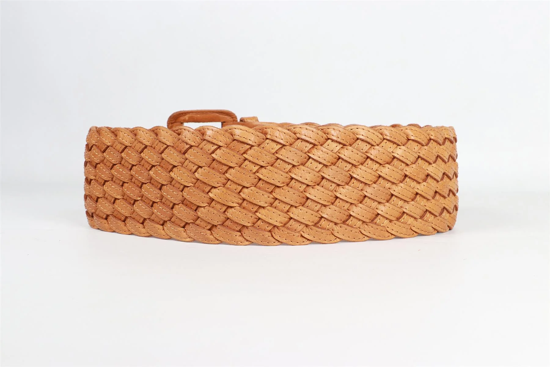 CHLOÈ BROWN LEATHER WAIST BELT 70-80 CM - Image 4