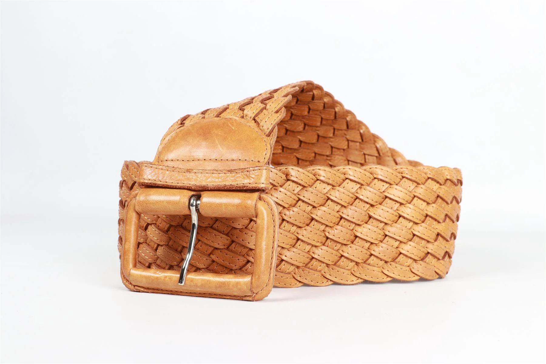 CHLOÈ BROWN LEATHER WAIST BELT 70-80 CM - Image 5
