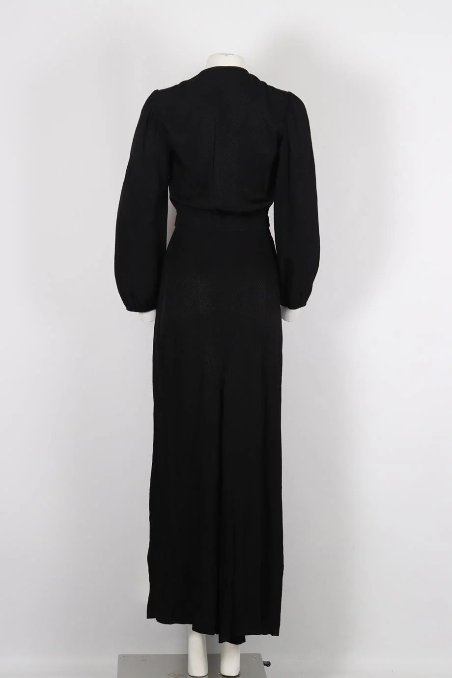 CHLOÉ EMBELLISHED SATIN MAXI DRESS FR 34 UK 6 - Image 4