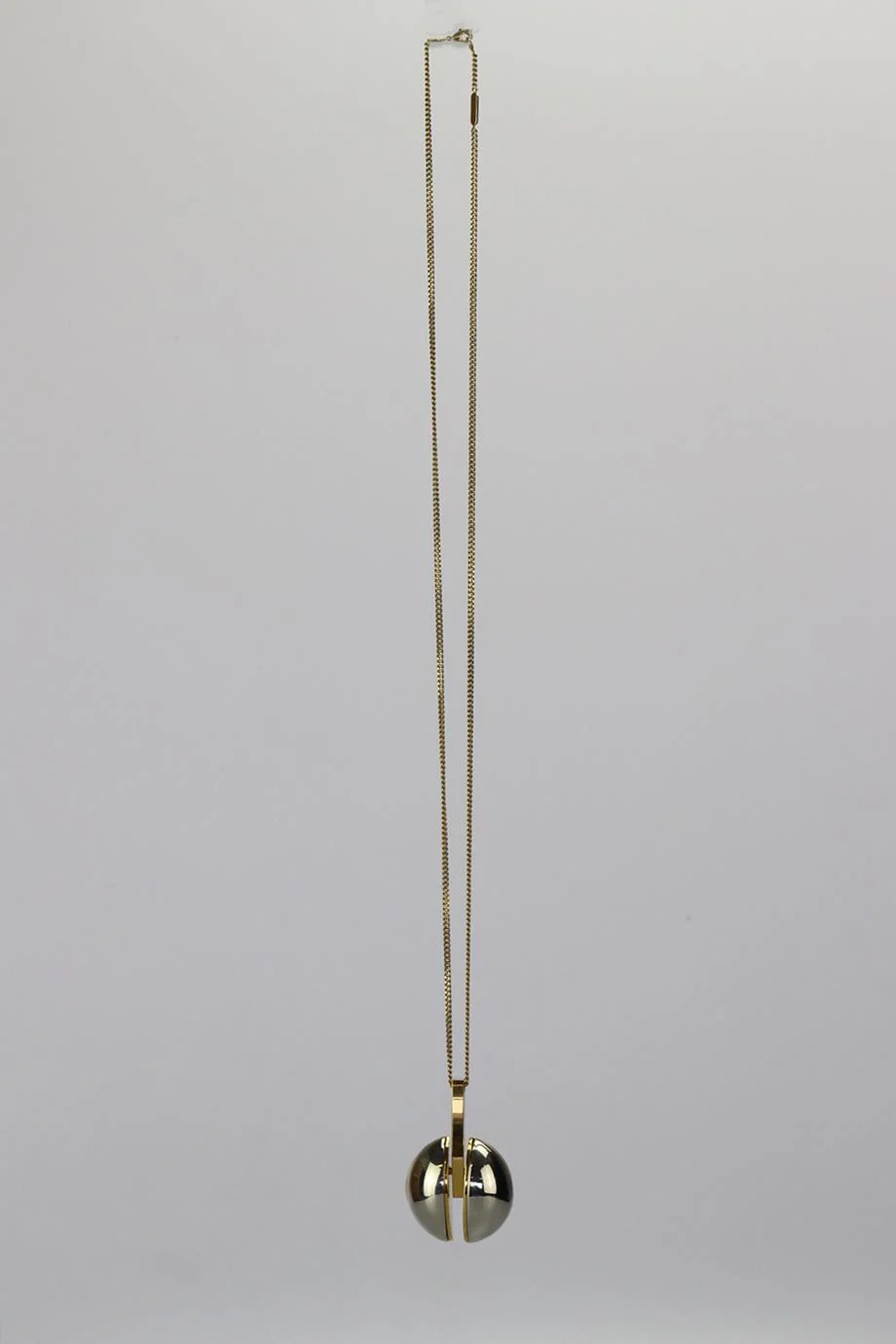 CHLOÉ GOLD AND SILVER PENDANT CHAIN NECKLACE - Image 2