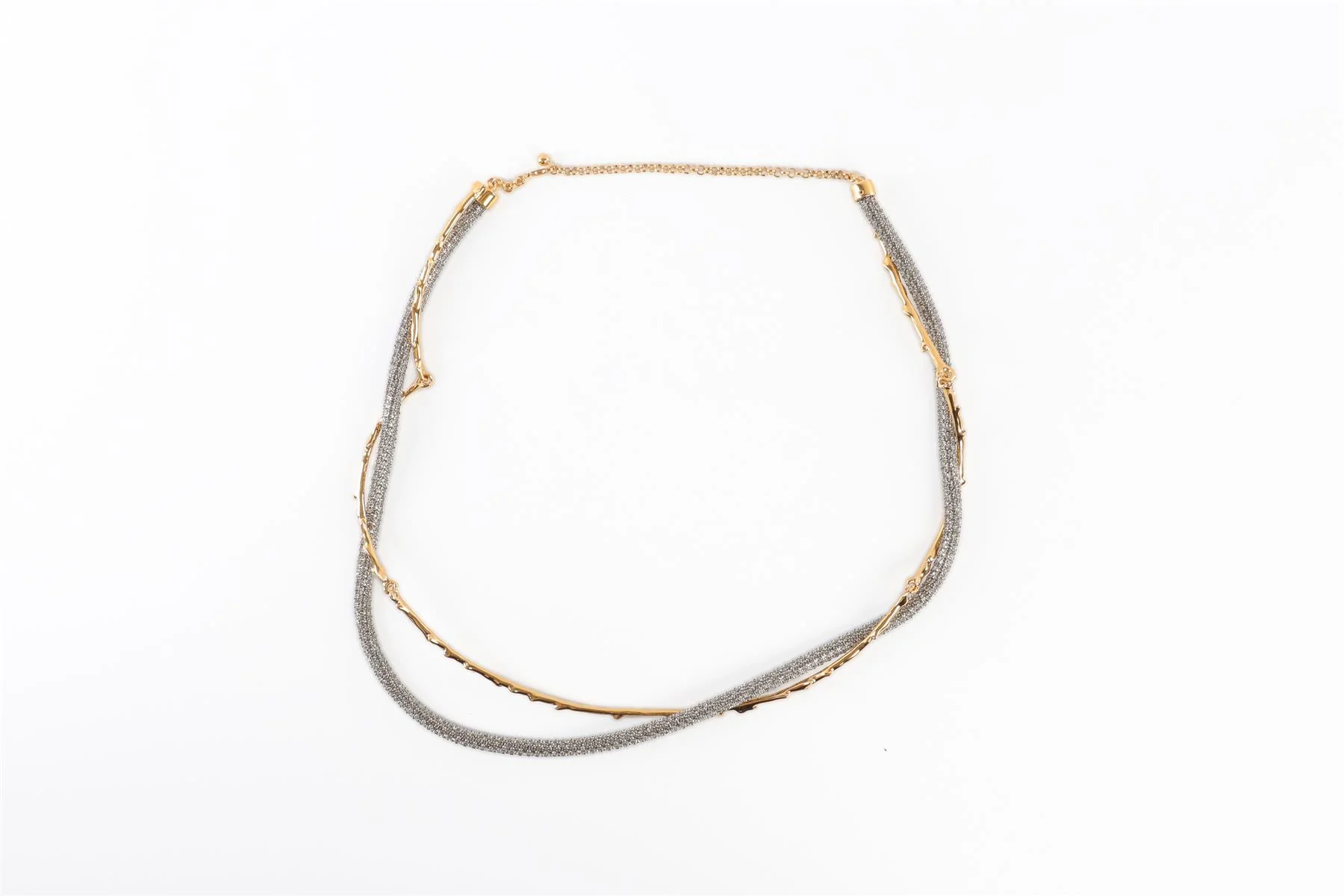CHLOÉ GOLD DARIA CRYSTAL WAIST BELT - Image 2