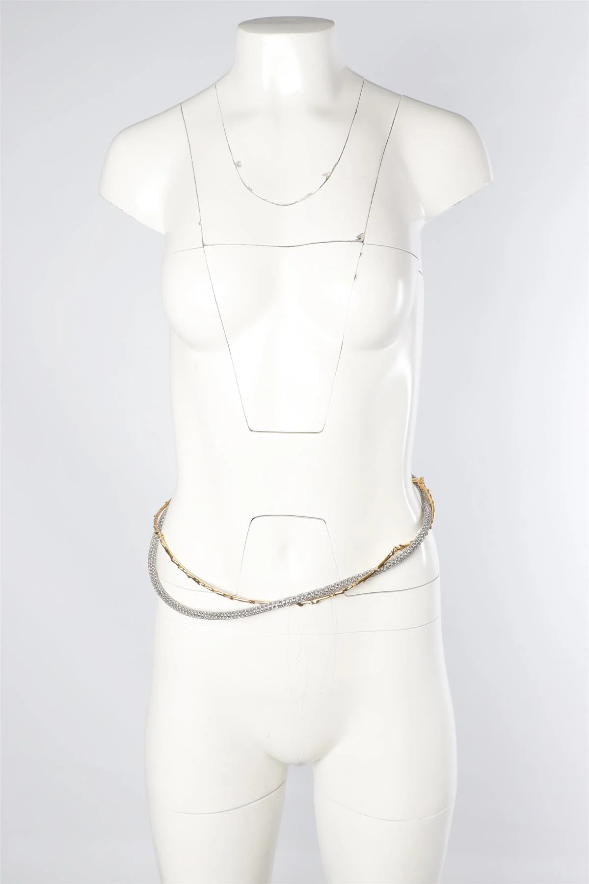 CHLOÉ GOLD DARIA CRYSTAL WAIST BELT - Image 7