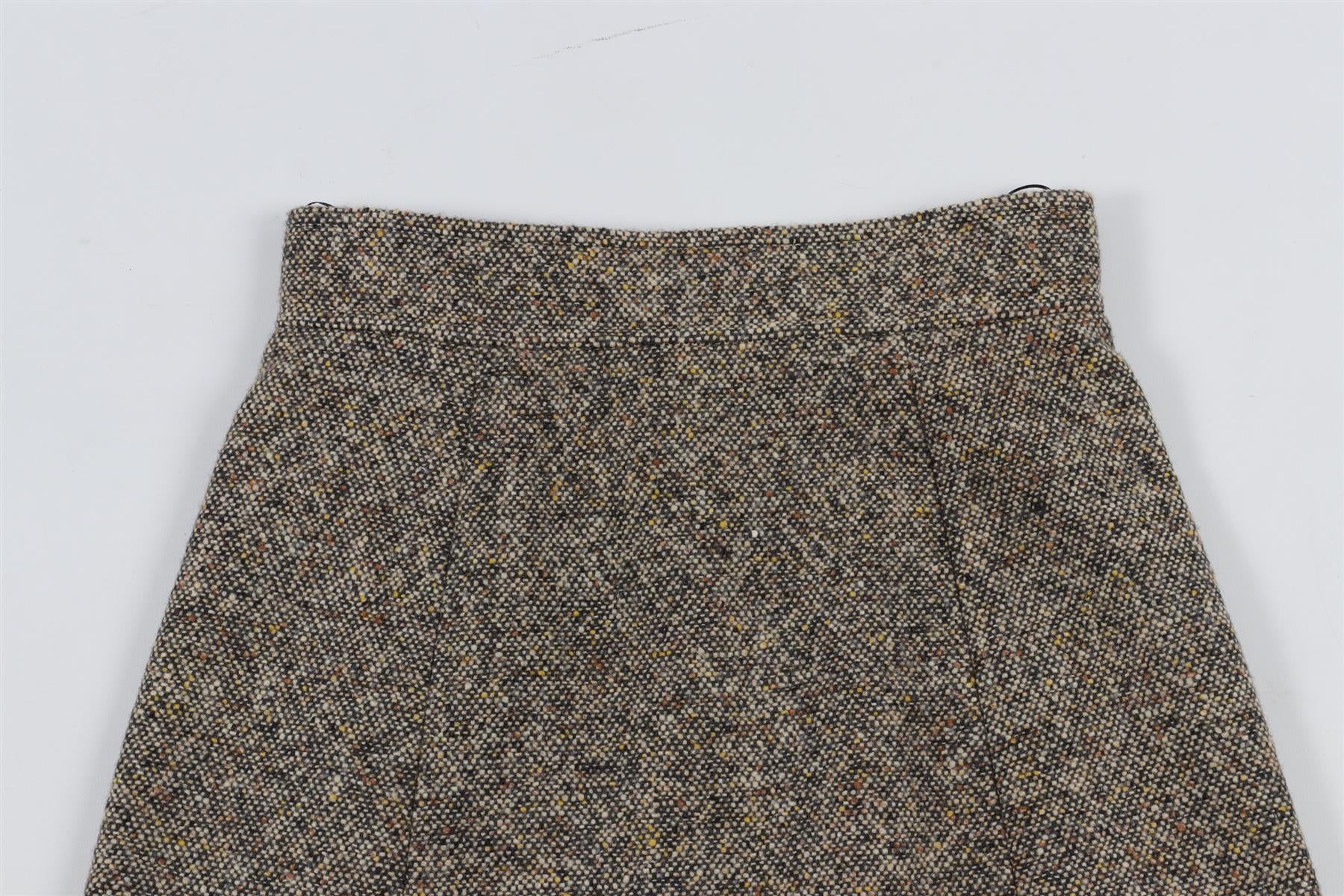 CHLOÈ GREY WOOL MINI SKIRT FR 34 UK 6 - Image 5