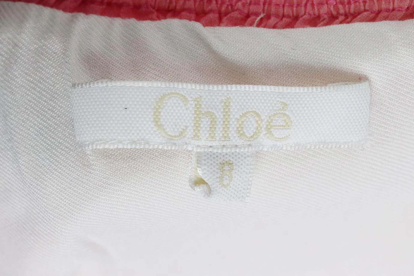 CHLOÉ KIDS GIRLS COTTON DRESS 8 YEARS - Image 4