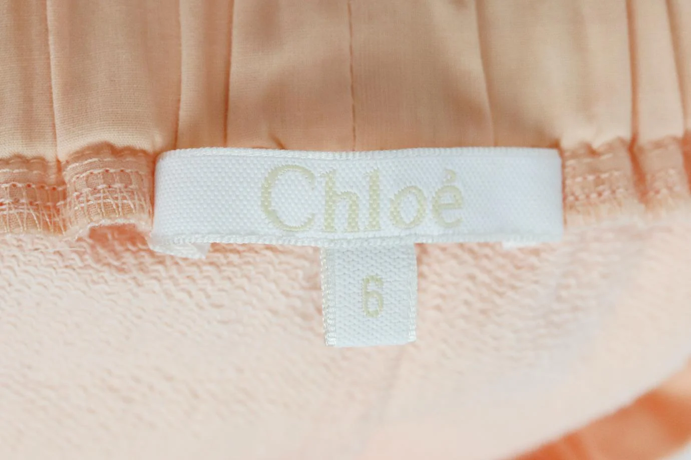 CHLOÉ KIDS GIRLS COTTON SHORTS 6 YEARS - Image 4