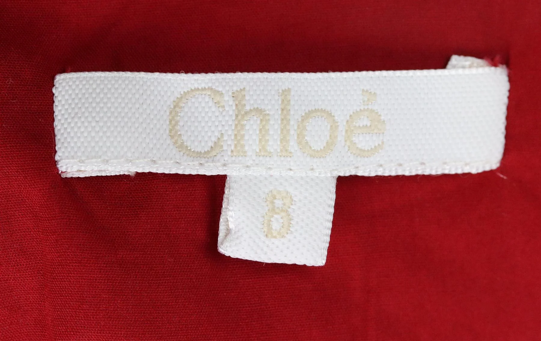 CHLOÉ KIDS GIRLS MILANO JERSEY DRESS 8 YEARS - Image 4