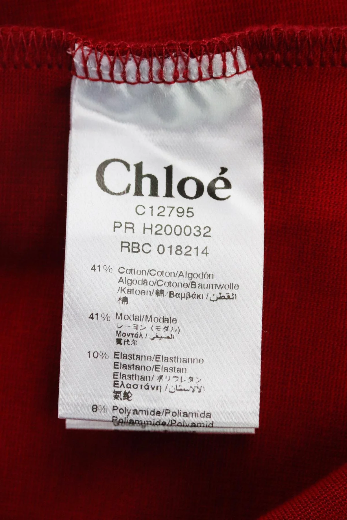 CHLOÉ KIDS GIRLS MILANO JERSEY DRESS 8 YEARS - Image 5