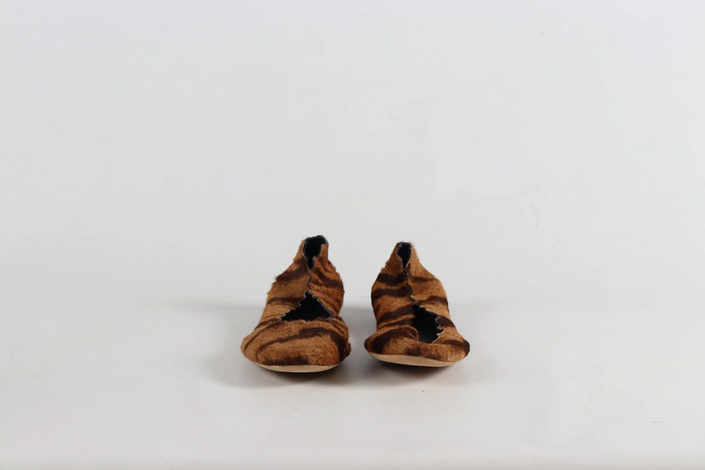 CHLOÉ LAUREN CALF HAIR BALLERINA FLATS EU 37 UK 4 US 7 - Image 3