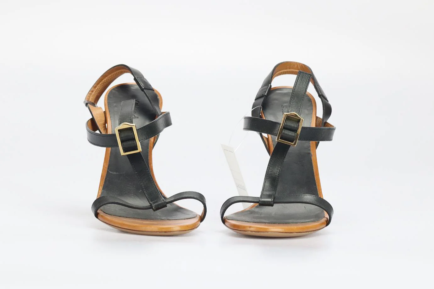 CHLOÉ LEATHER SANDALS EU 39.5 UK 6.5 US 9.5 - Image 3